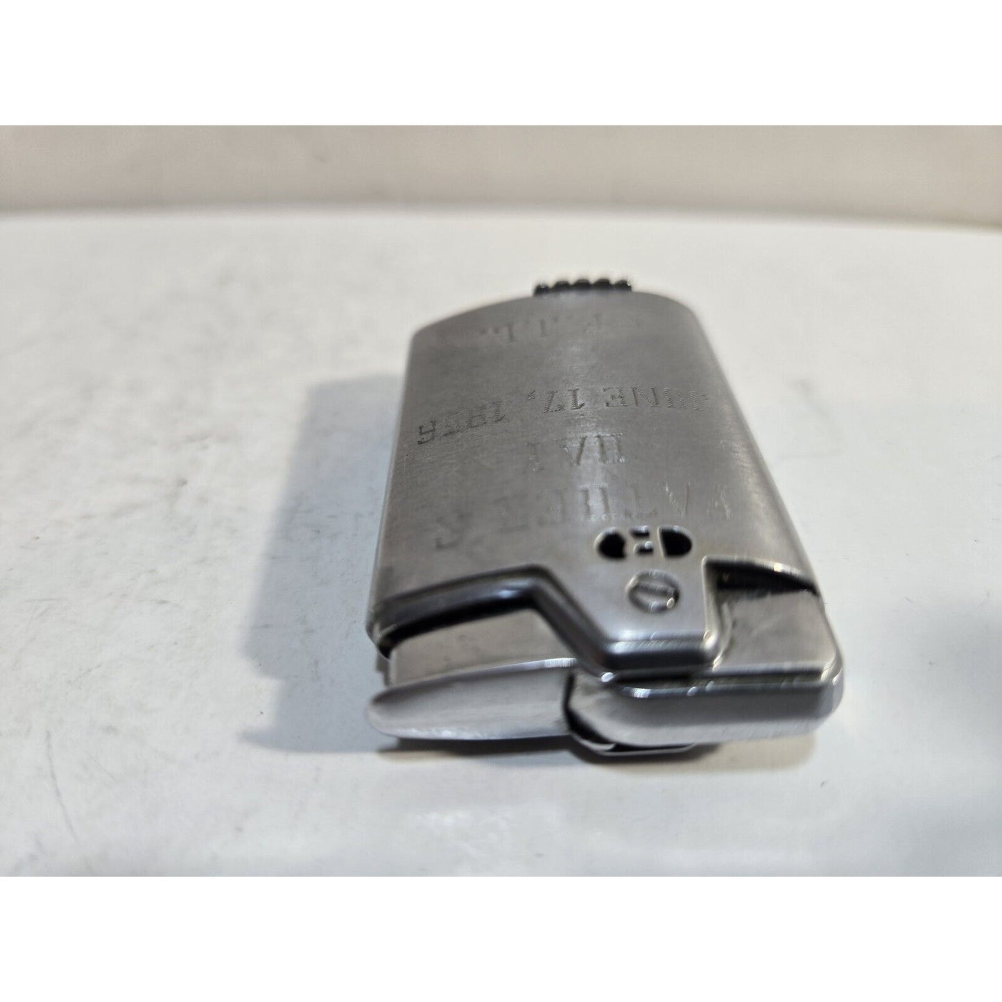 Vintage Working Ronson Capri 1956 Lighter Silver 1640/26