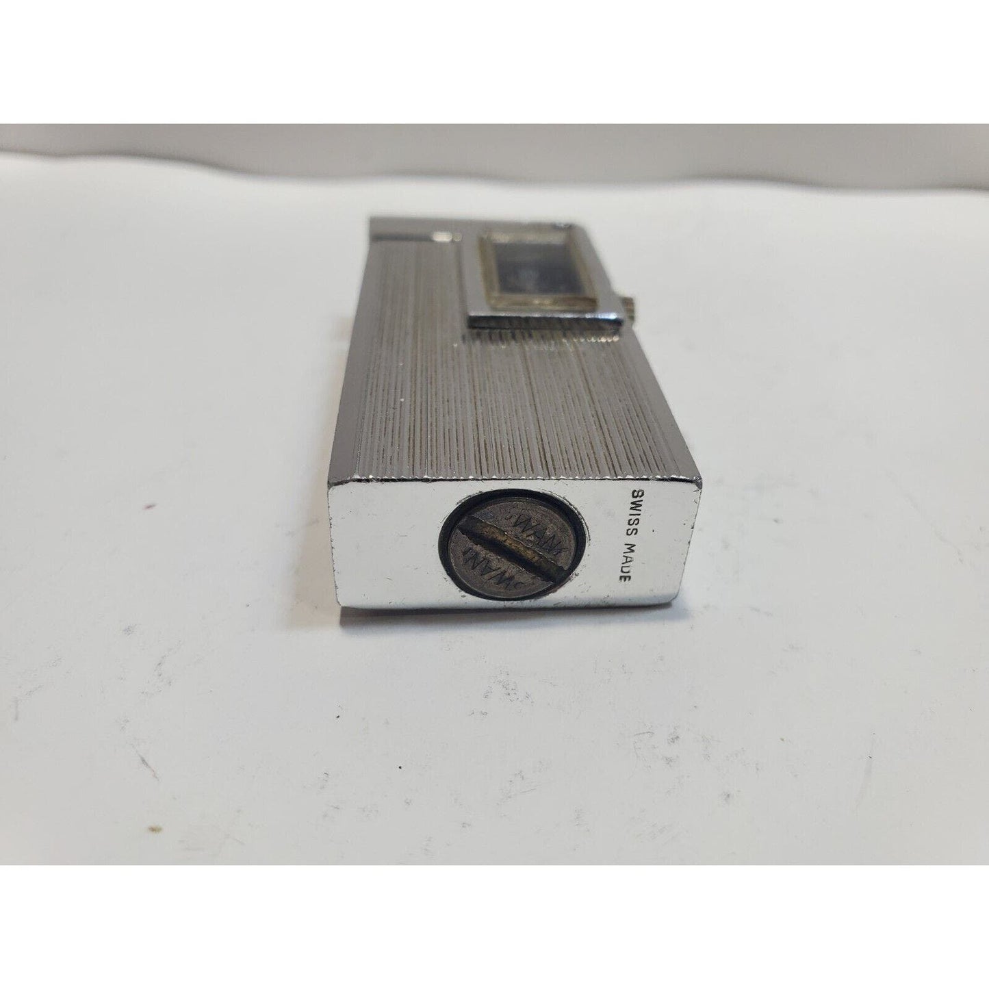 Vintage Working Swiss Made Cigarette Lighter / Not Working Watch 6543/37