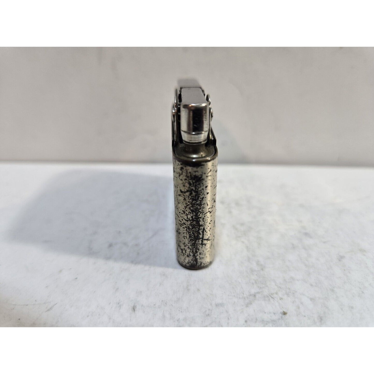 Vintage Working Silver Tone Lighter Elgin American / Ronson 7706/32