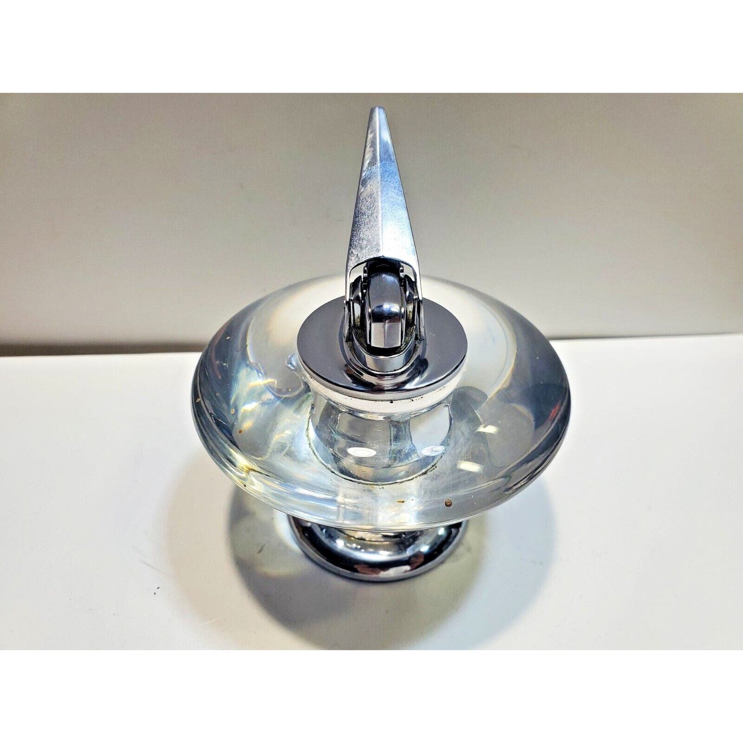 Working Vintage Ronson NORDIC Table Lighter Silver 6673/13