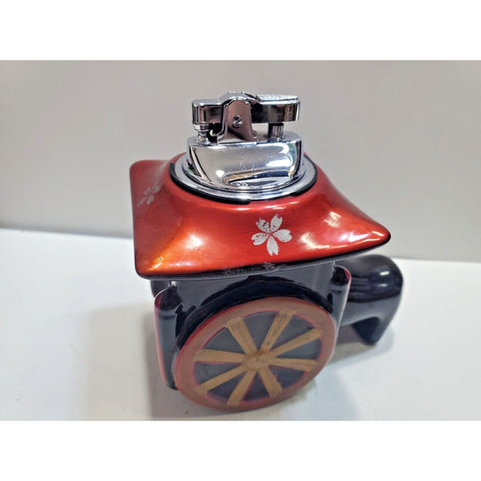 Vintage Working Art Deco Table Lighter Wagon Design. RARE 6589/40