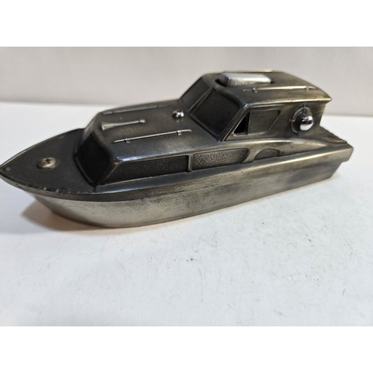 Working VINTAGE SHIELDS NAUTICAL CABIN CRUISER BOAT METAL TABLE LIGHTER 7225/40
