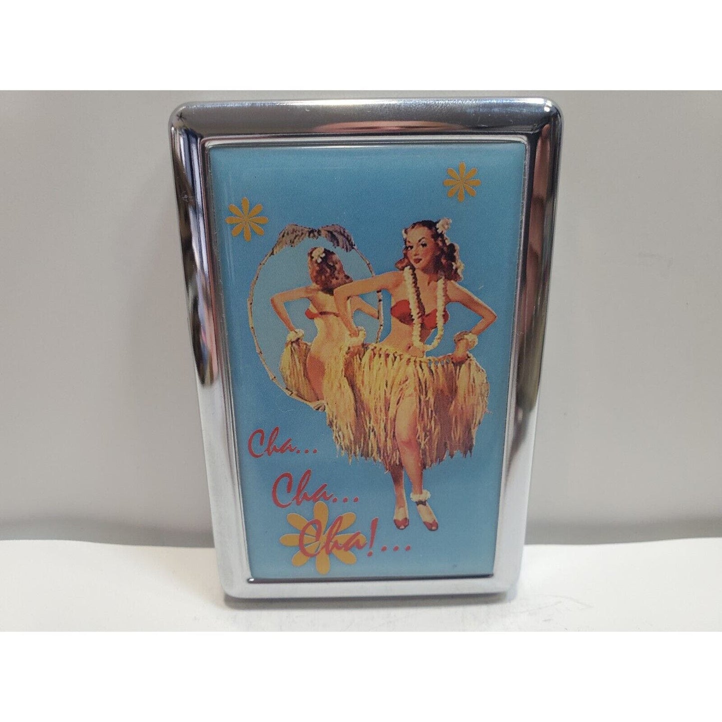 Pin Up Girl 100's Size Cigarette Case / Wallet / Cha Cha Cha 3x4" 6548/19