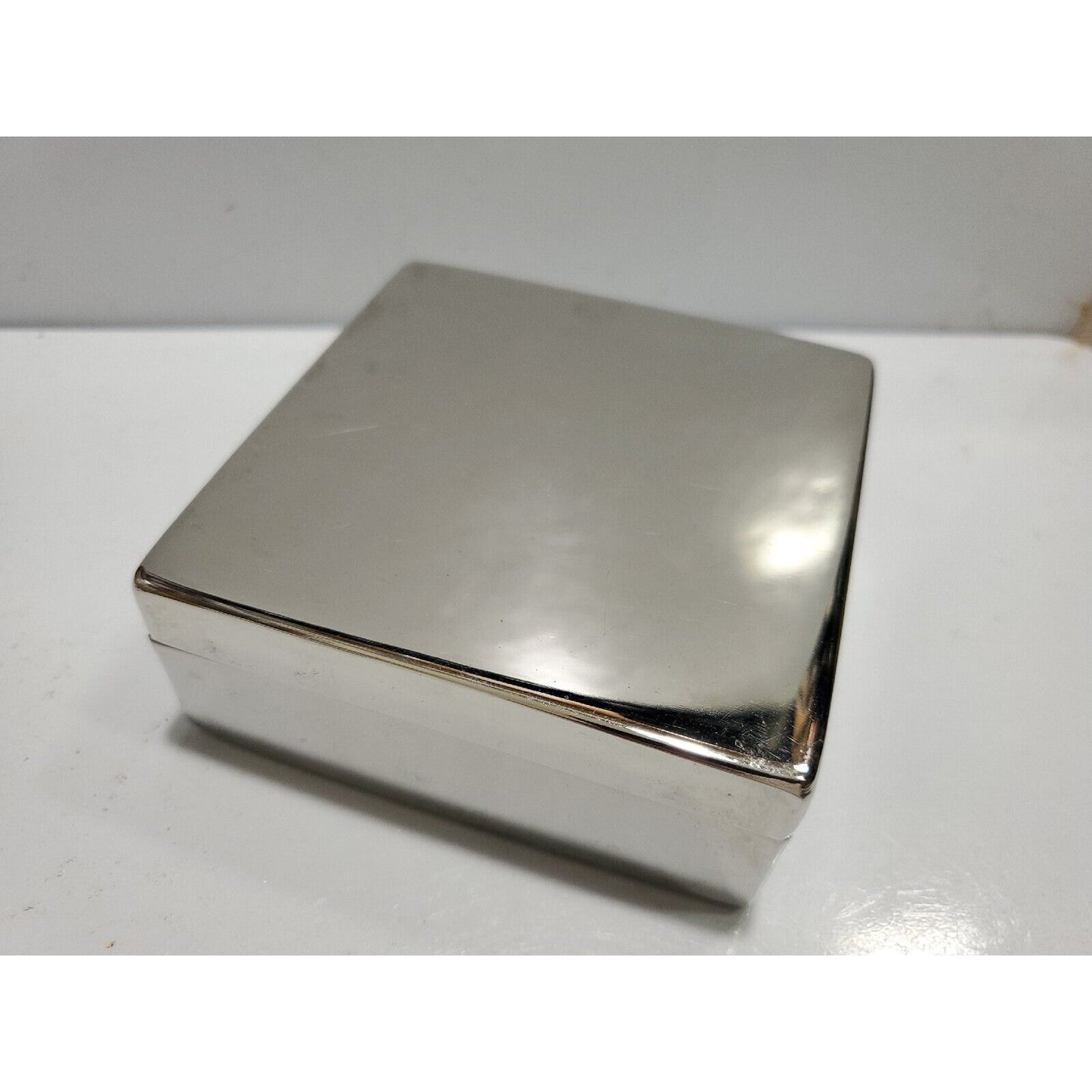 Vintage Cigarette Case, Trinket Box 3 3/4 x 3 3/4 x 1 1/2" 5475/40