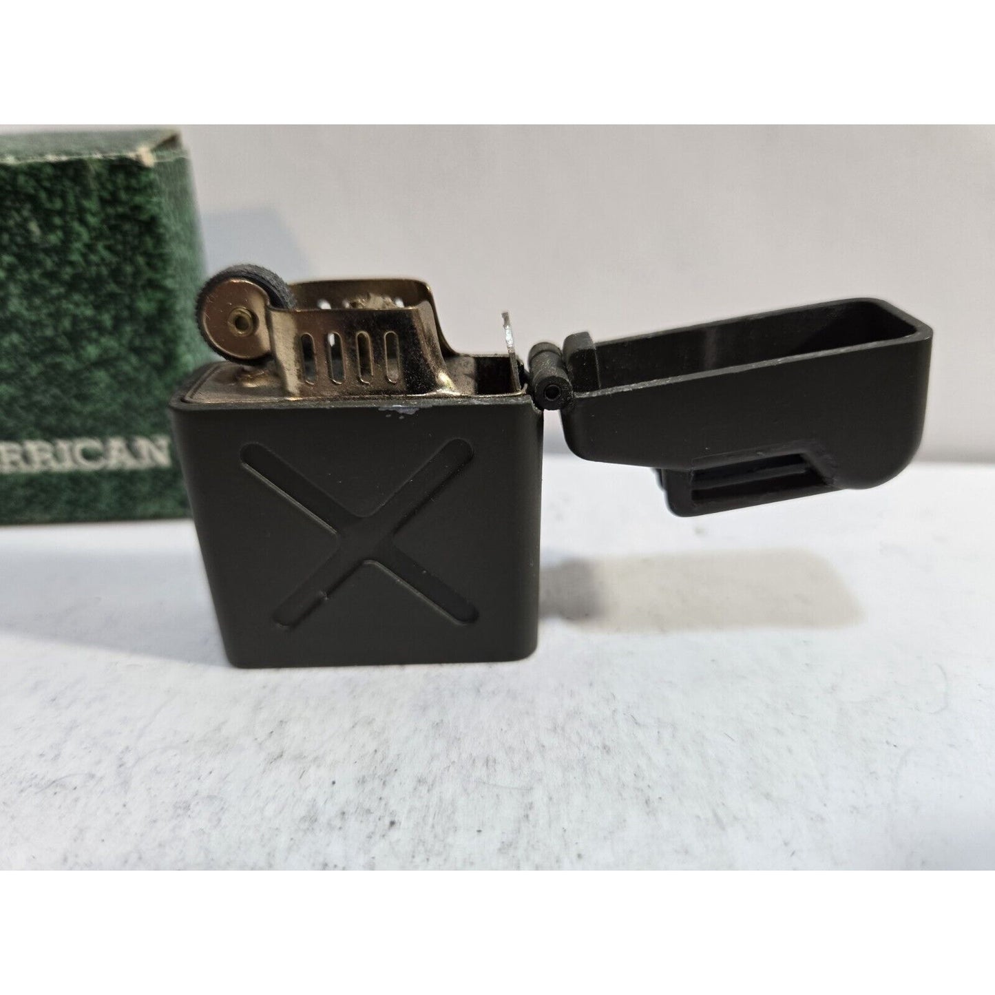 Working Vintage Jerrican Original Lighter & Box 7190/24 Jerry Can