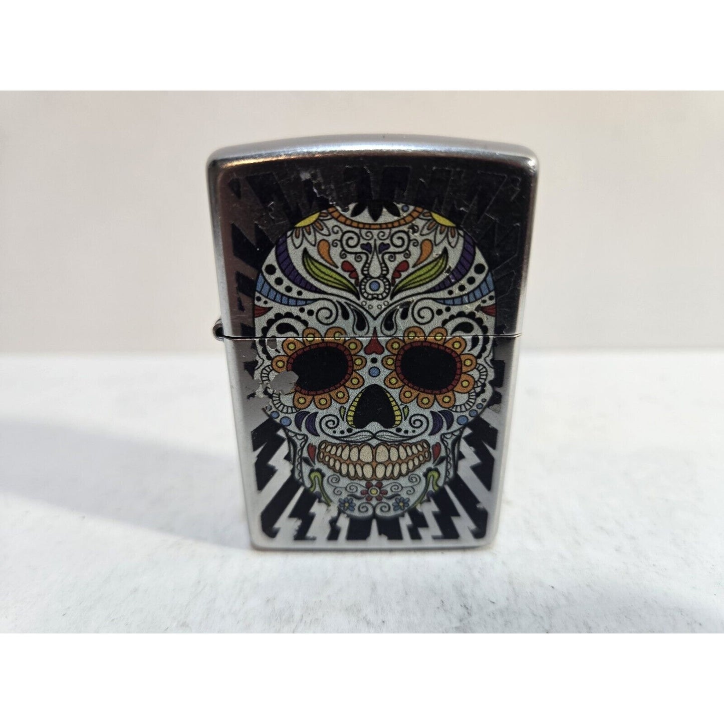 Zippo Genuine Windproof Lighter Sugar Skull Multi Color 7310/33