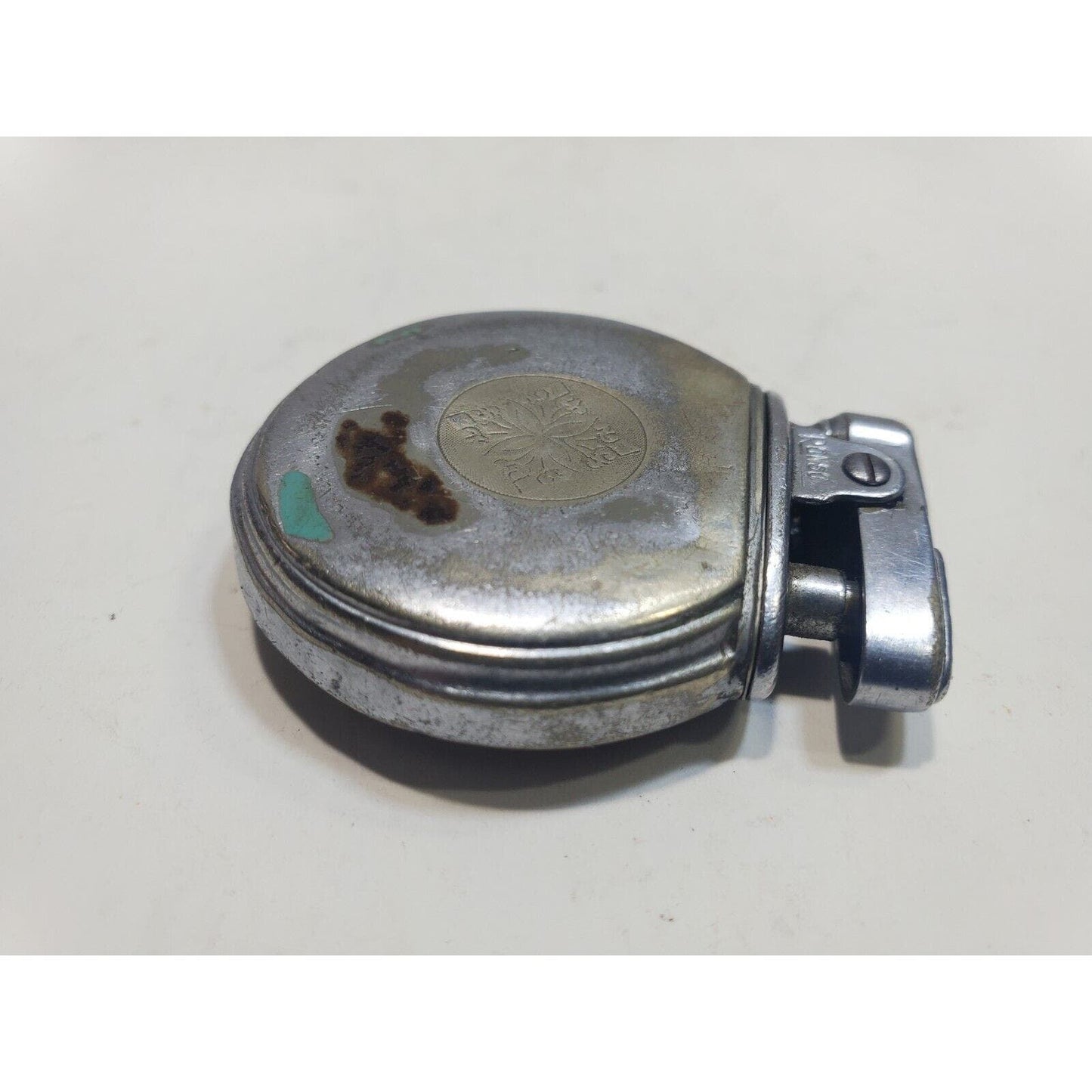 Vintage Working 1930's Ronson Rondette Jr. Silver Tone Lighter 6443/26