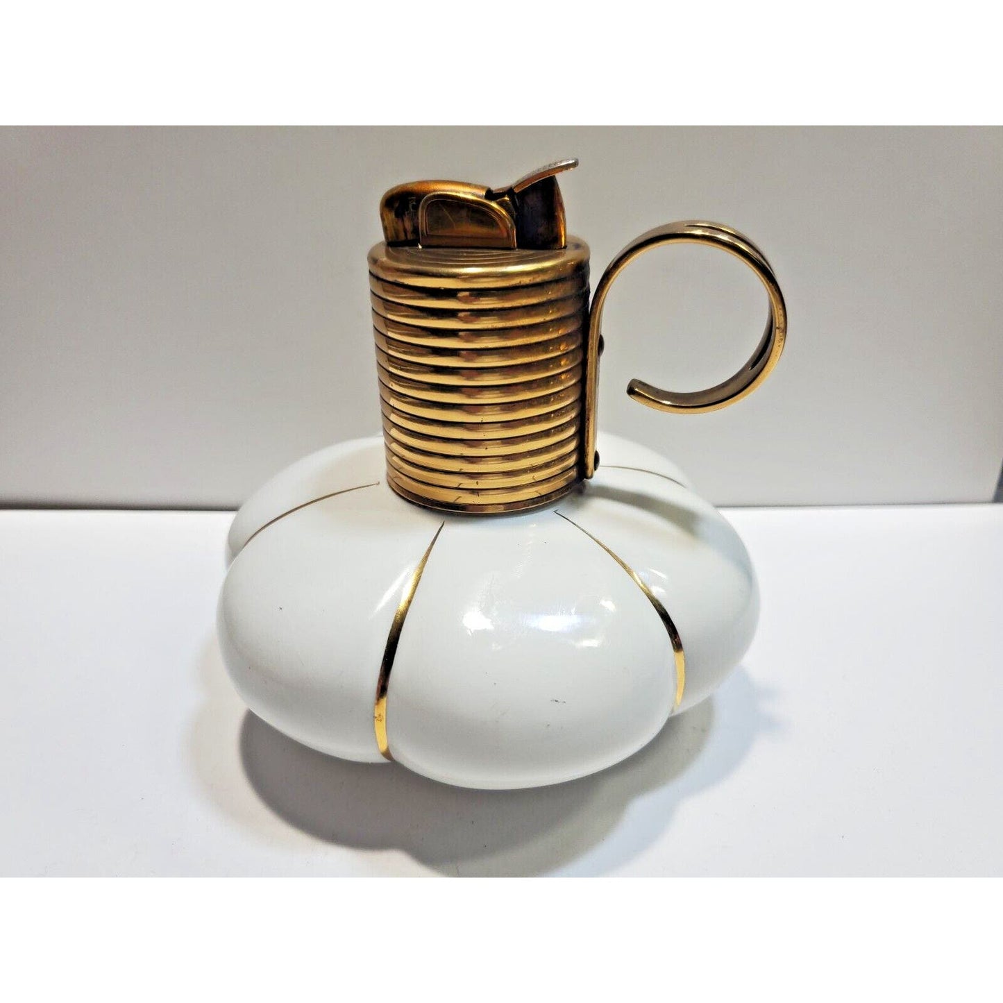 Working Evans Fine China Gold Enameled Table Lighters 6679/13