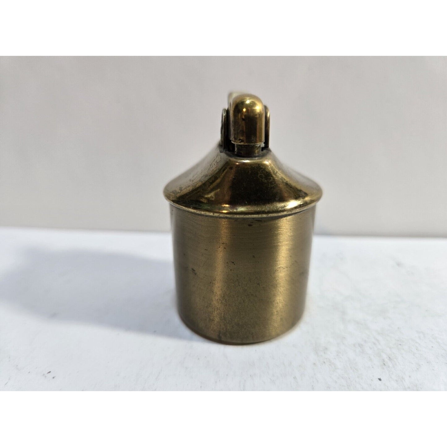 Vintage Working EVANS Brass Table Lighter INSERT Fits 1 1/2" Round Base 7057/22