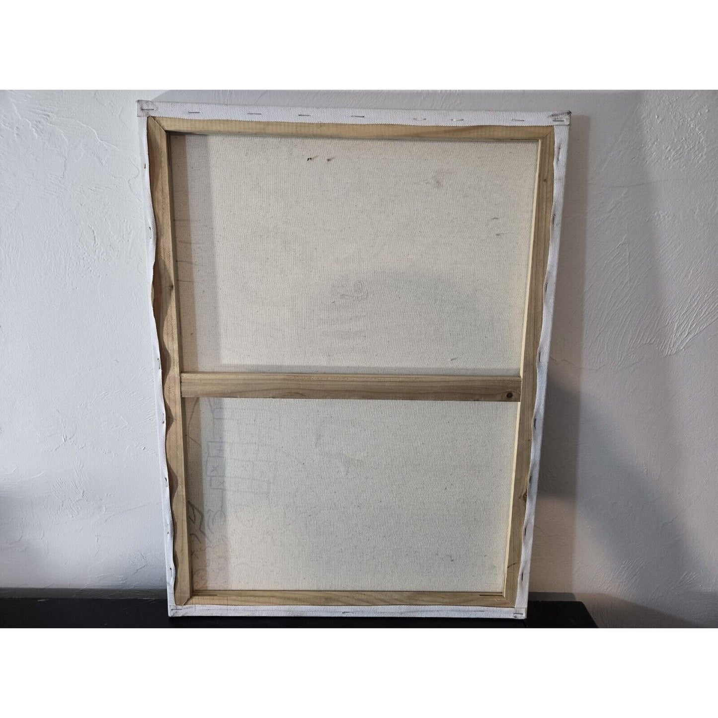 Oil Painting Crown Doodle Art Signed Graffiti 18 X 24"