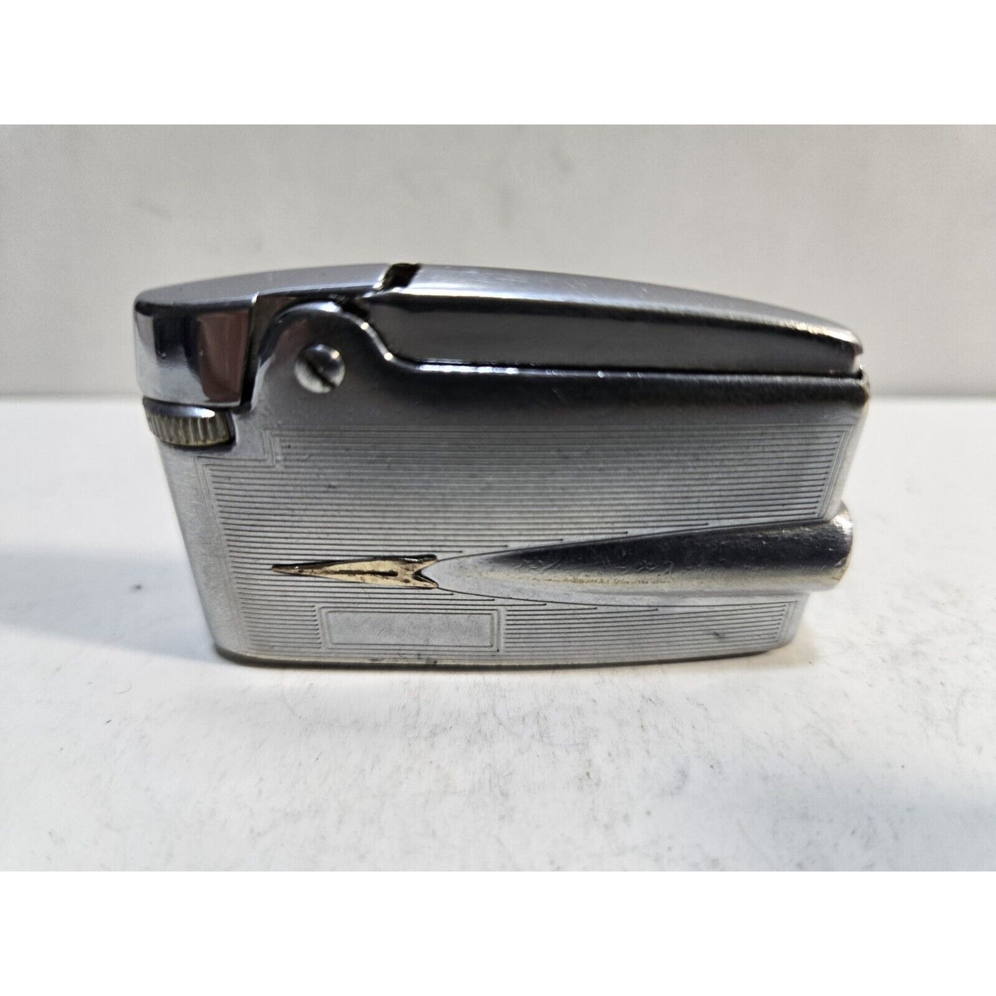 Vintage Working Ronson Adonis Varaflame Silver Tone Lighter 6896/26