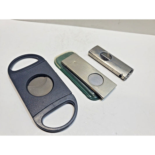 Lot Of 3 Vintage German Cigar Cutters Tool V - Cut 6345/6