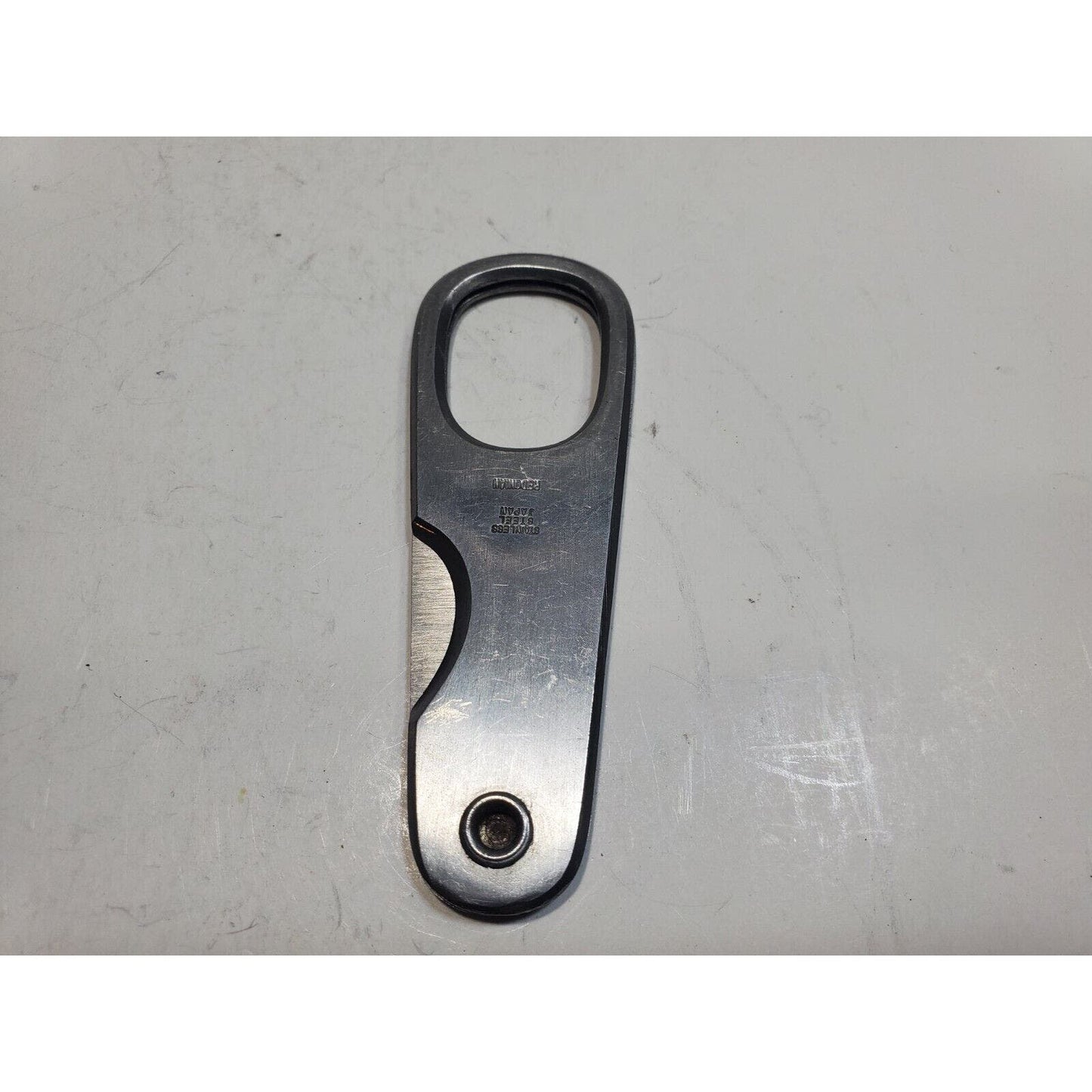 Vintage 1970s Kondo Cigar-Cut Seki Japan Stainless Folding Knife Cigar Cutter