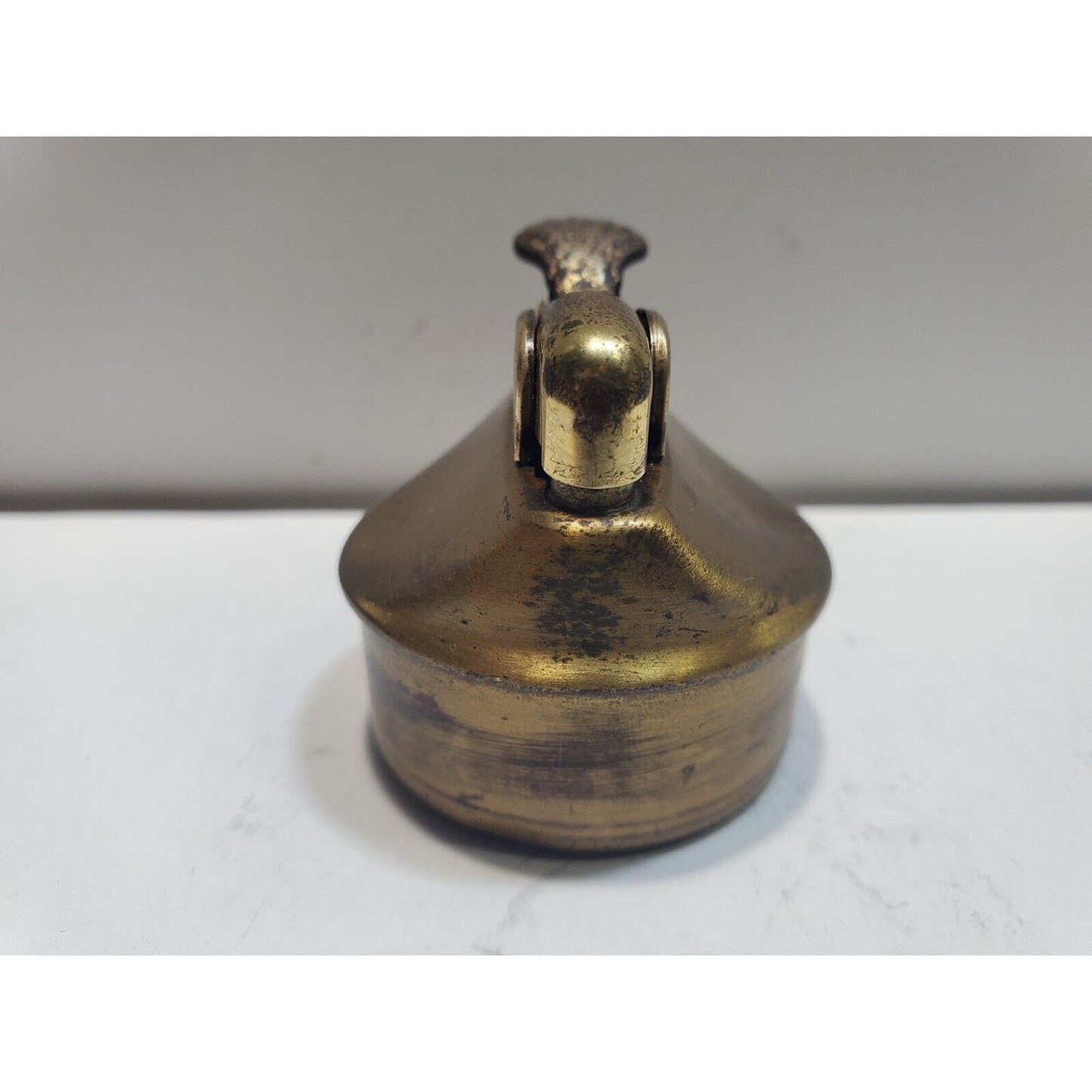 Vintage Working EVANS Brass Table Lighter INSERT Fits 1 1/2" Round Base 6681/22