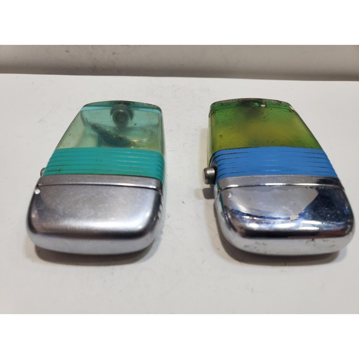 Lot of 2 Scripto VU Vintage Lighters 6416/29