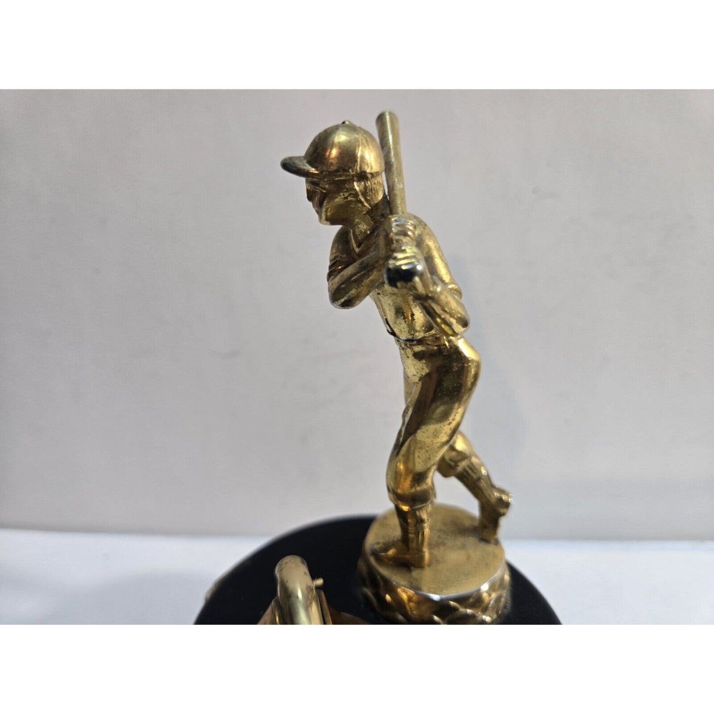 Working Vintage Evans Table Lighter Baseball Player Lighter 7675/13