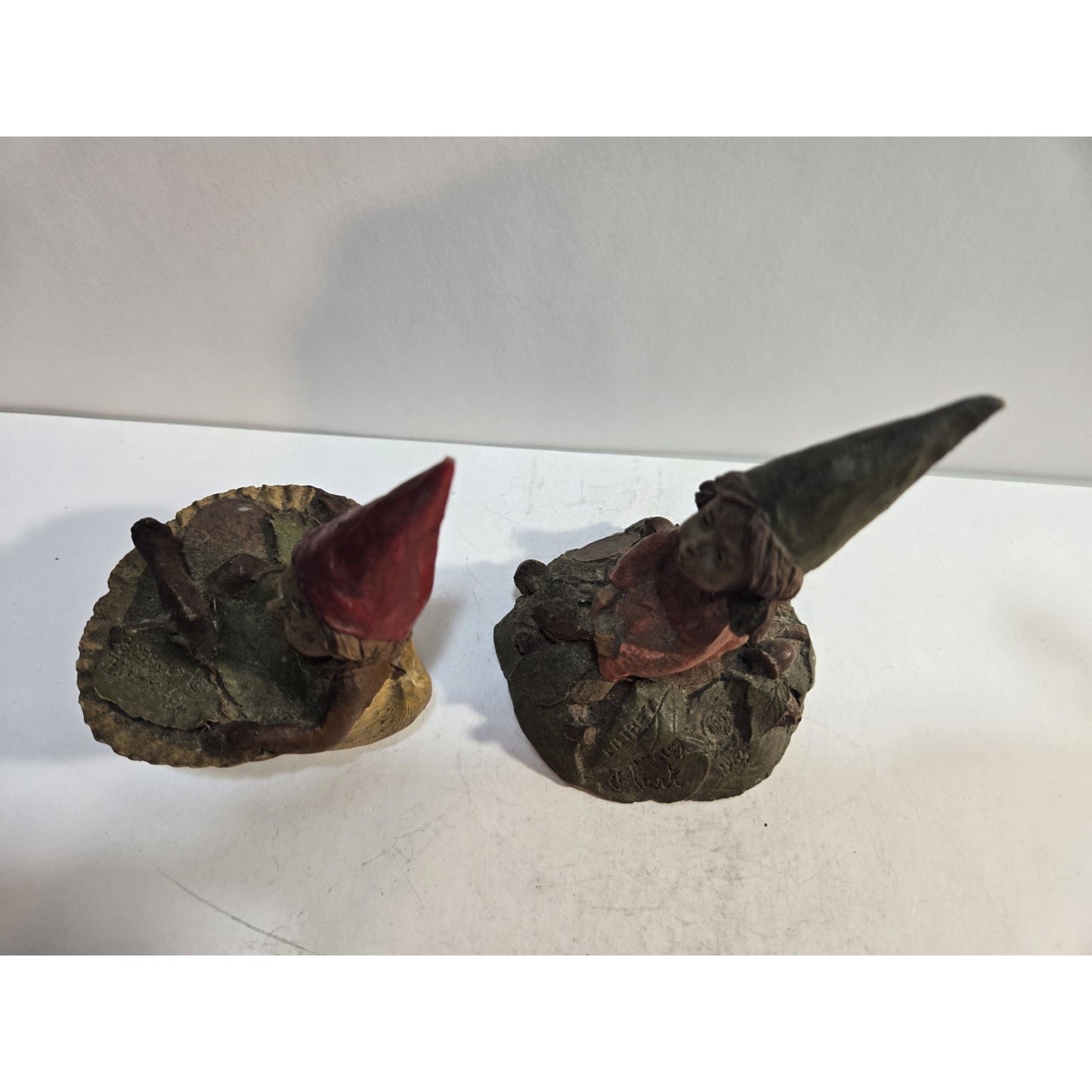 Lot 2 Vintage Tom Clark Gnome Figurines