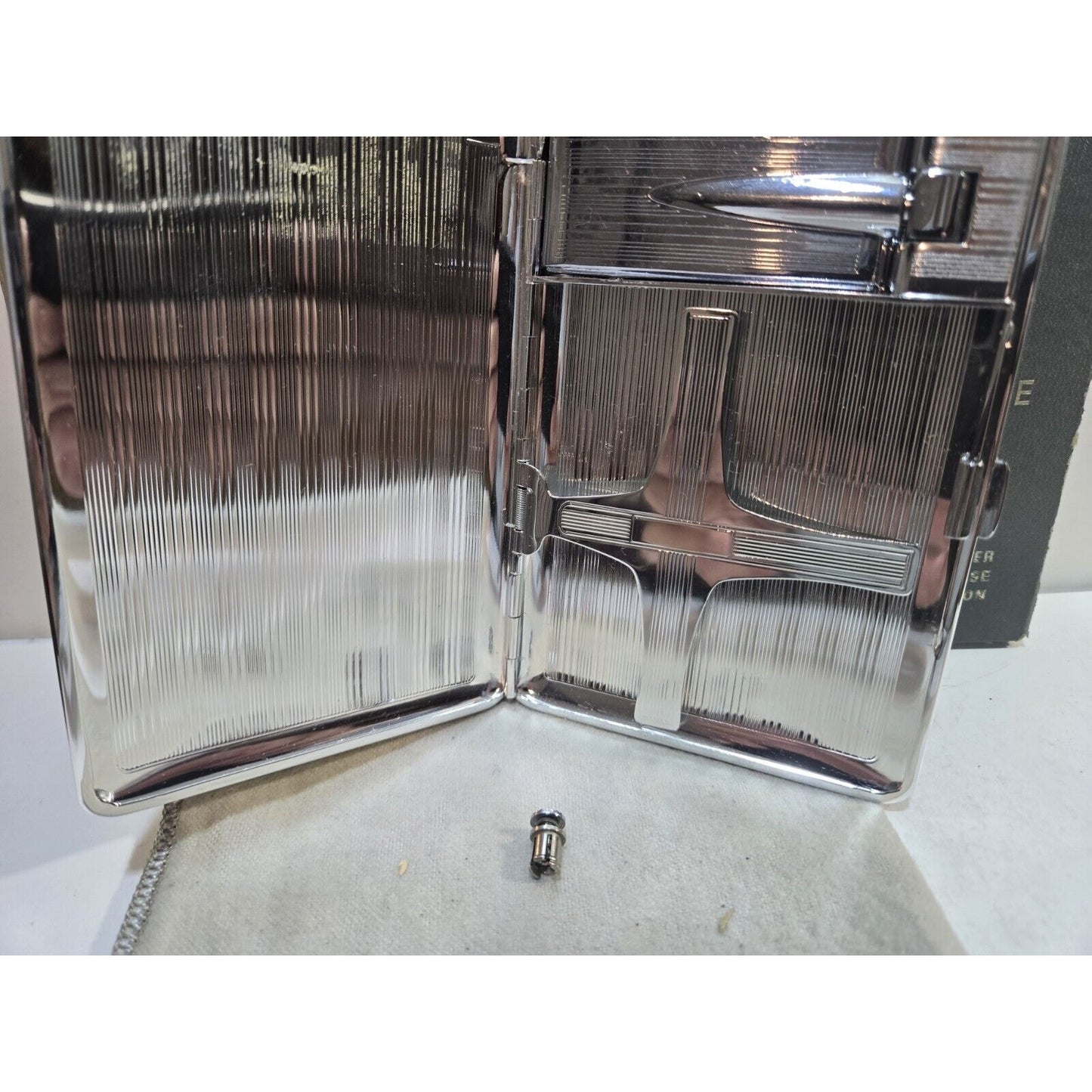 Vintage RONSON VARAFLAME LYTACASE Lighter, Cigarette Case Original Box 7568/14