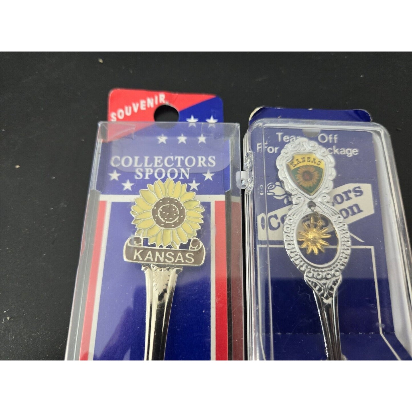 Lot 2 Souvenir Spoons San Diego & Kansas