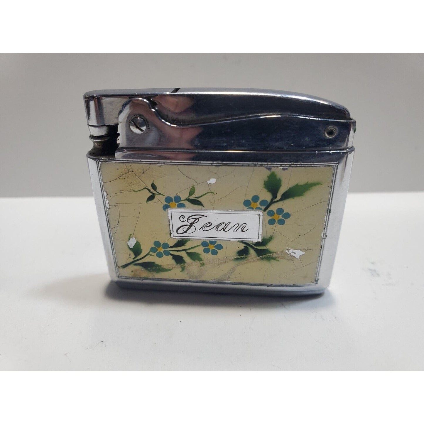 Vintage Working Ronson ADONIS Silver Tone Lighter 6668/26