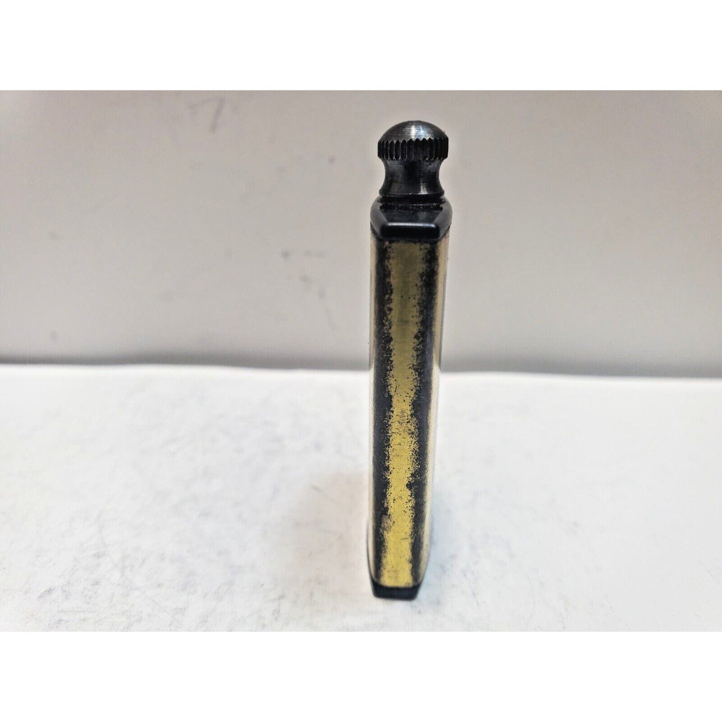 Vintage Match King Gold and Black Art Deco Permanent Match Lighter 6637/31