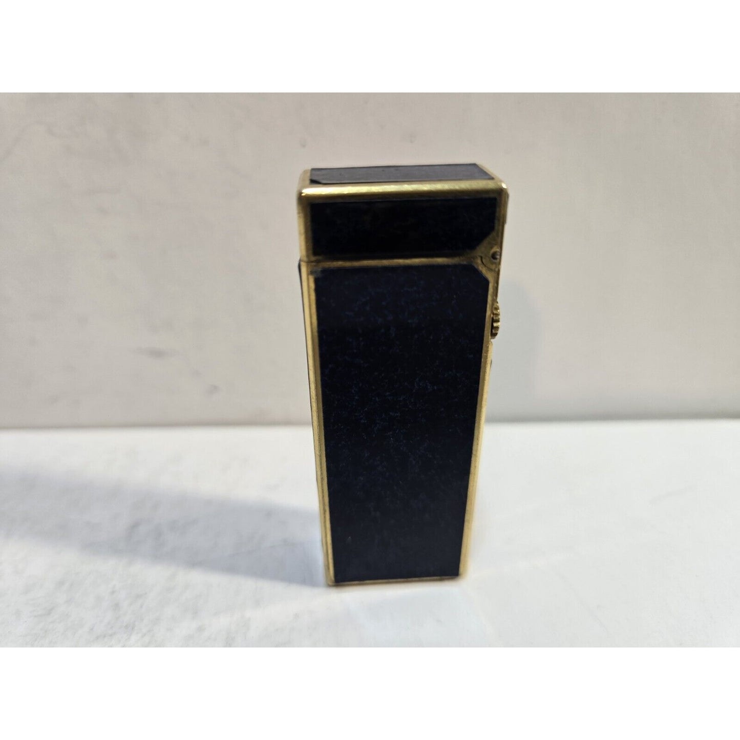 Working Vintage DUNHILL Rollagas Lighter Enamel, Gold Tone SWISS MADE, 7589/37