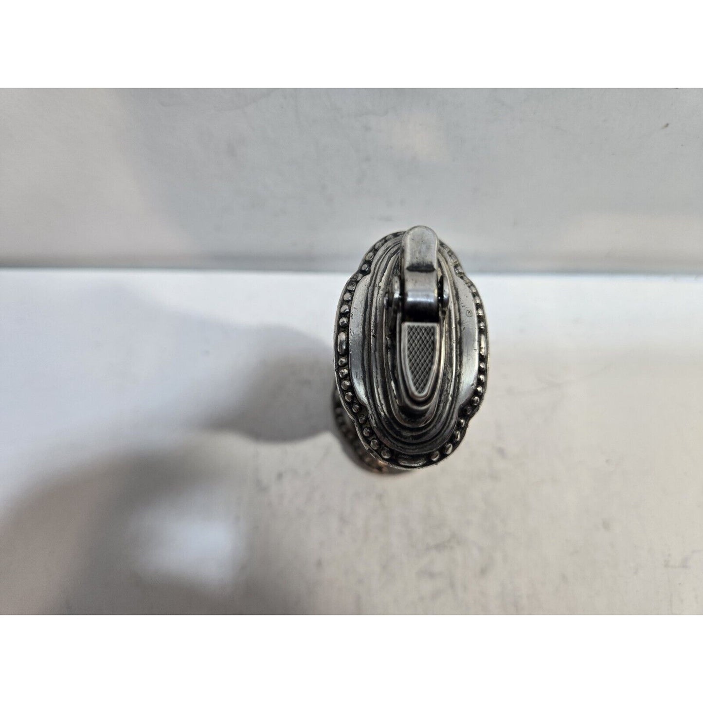 Working Vintage Silver Plated Ronson Mayfair Table Lighter 7653/13