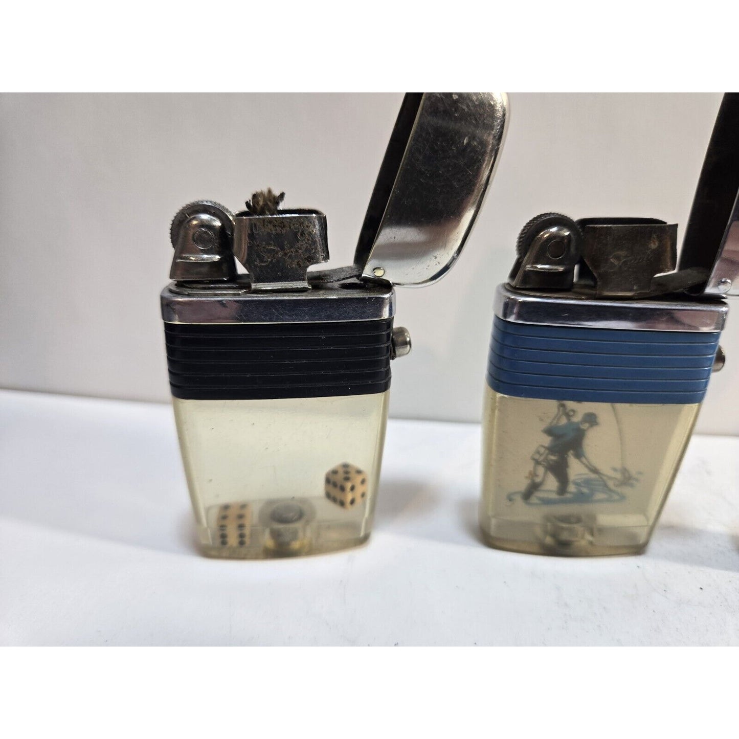 Lot of 3 Scripto VU Vintage Lighters 6989/35