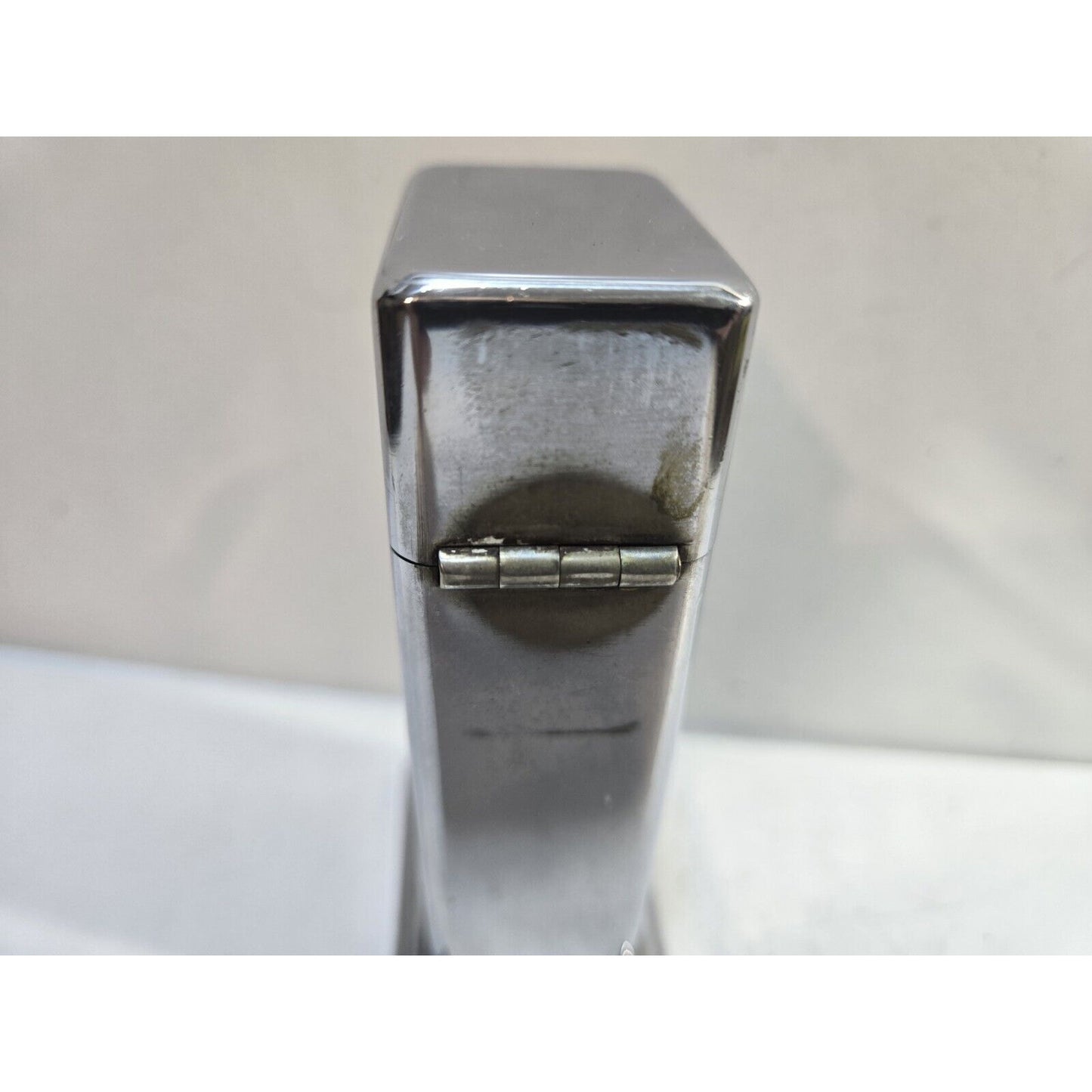 Working 1940s #2 Zippo Barcroft 4 Barrel Hinge Table Lighter , Very Rare 4.25”