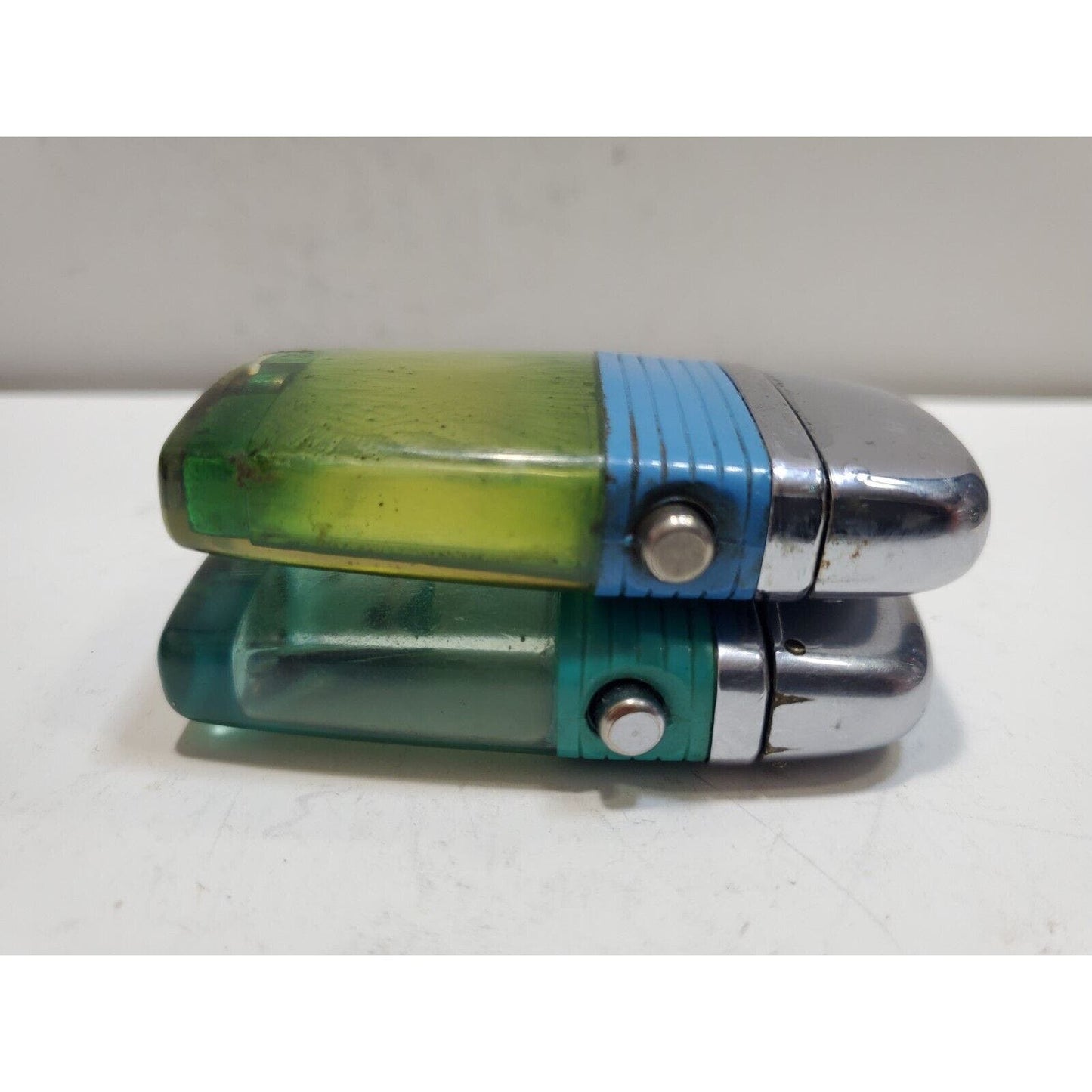 Lot of 2 Scripto VU Vintage Lighters 6416/29