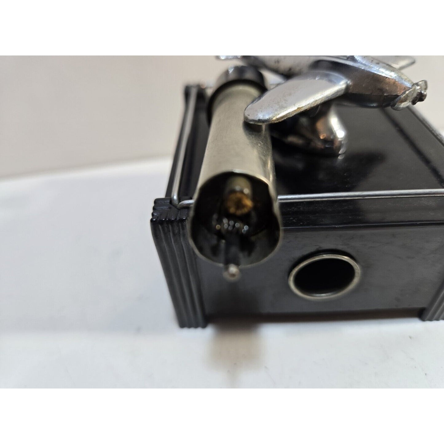 Vintage Dunhill Airplane Silent Flame Table Lighter 7000/40