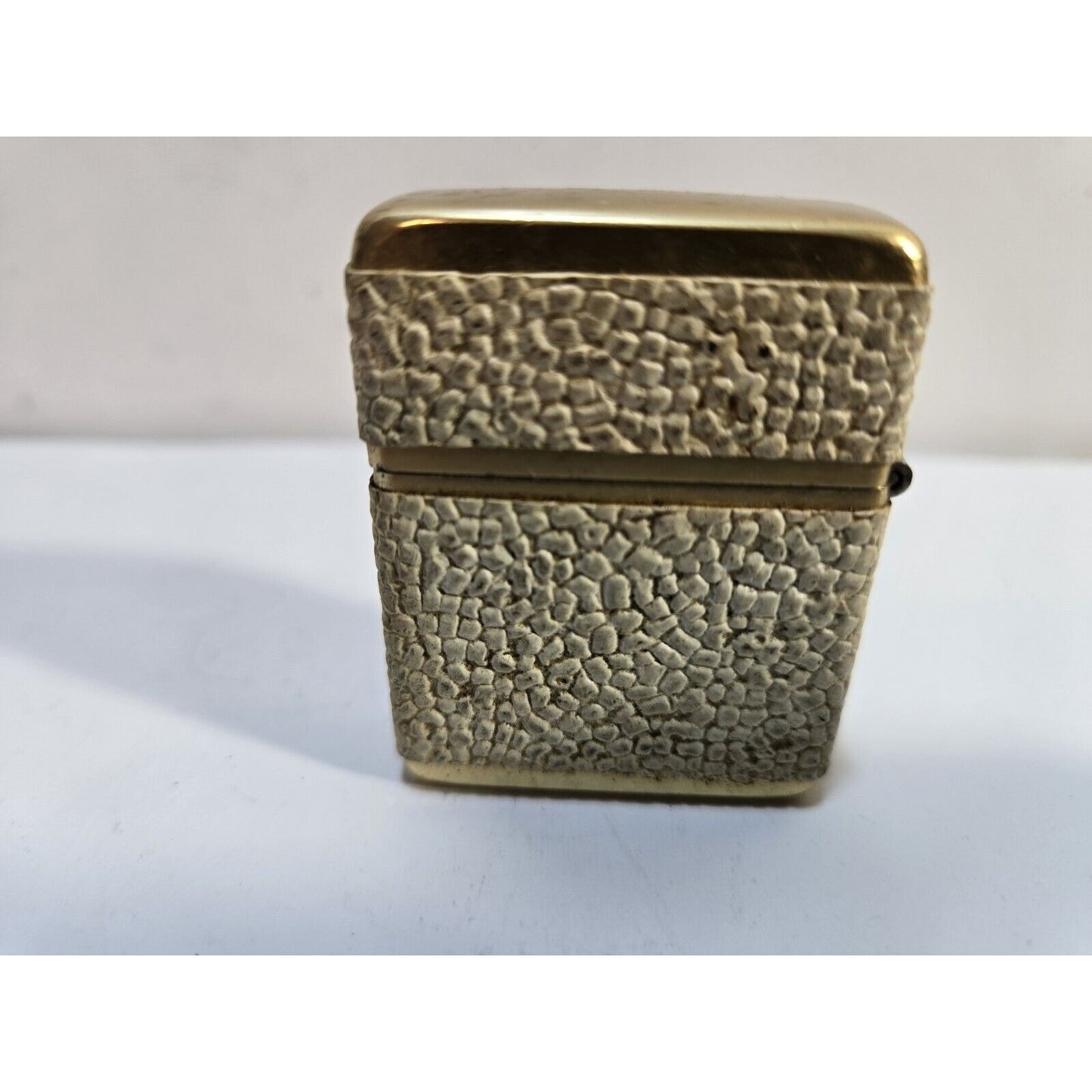 Working Vintage Park Sherman Gold Tone Storm Queen Lighter Made In USA 6831/27