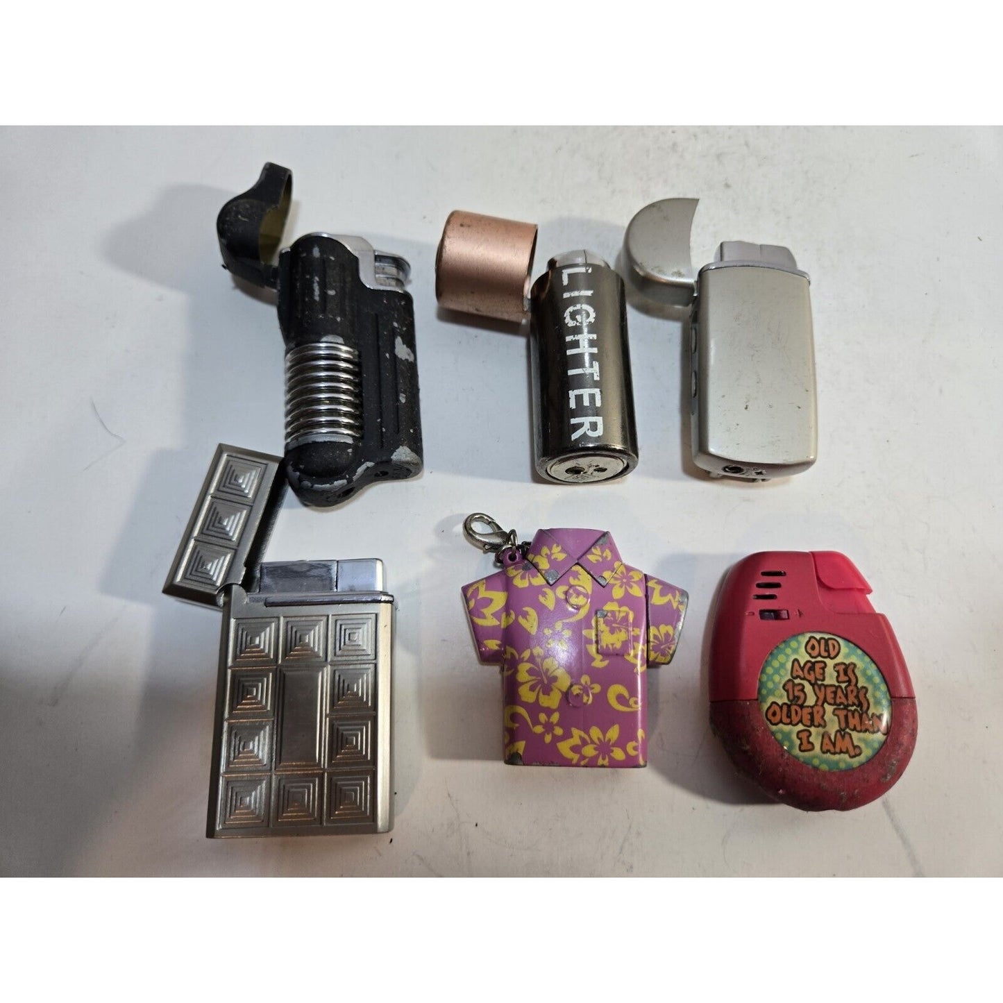 Lot OF 6 Vintage LIGHTERS / WORKING 7369/35