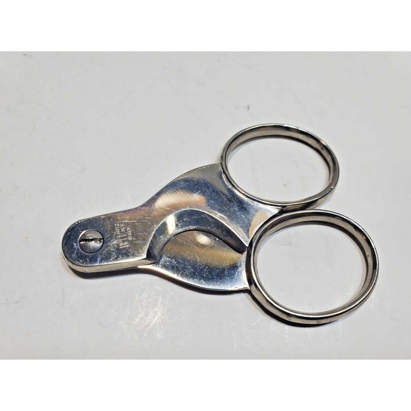 Hoffritz Stainless Steel Italy Cigar Scissors Cutter Rare 6347/6