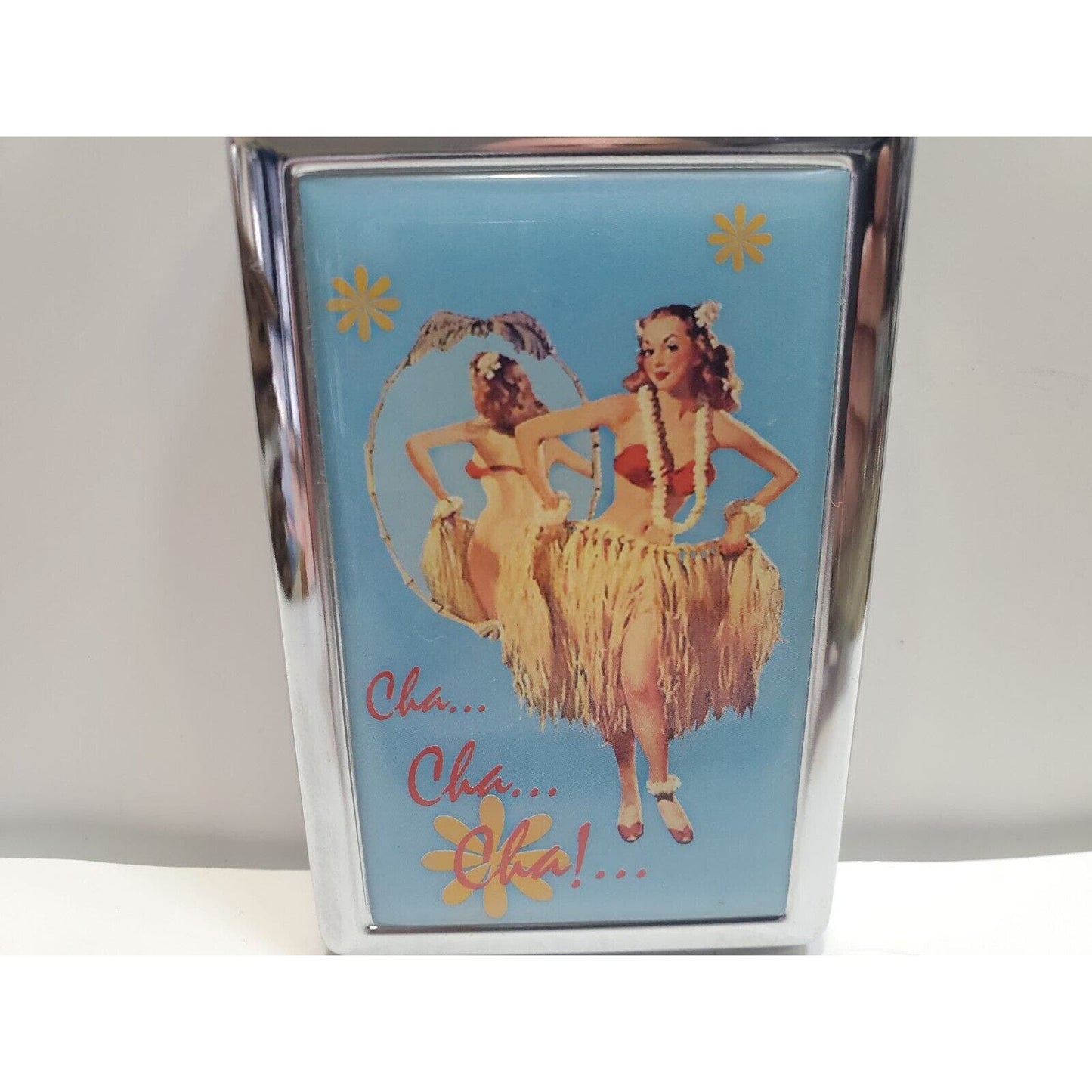 Pin Up Girl 100's Size Cigarette Case / Wallet / Cha Cha Cha 3x4" 6548/19