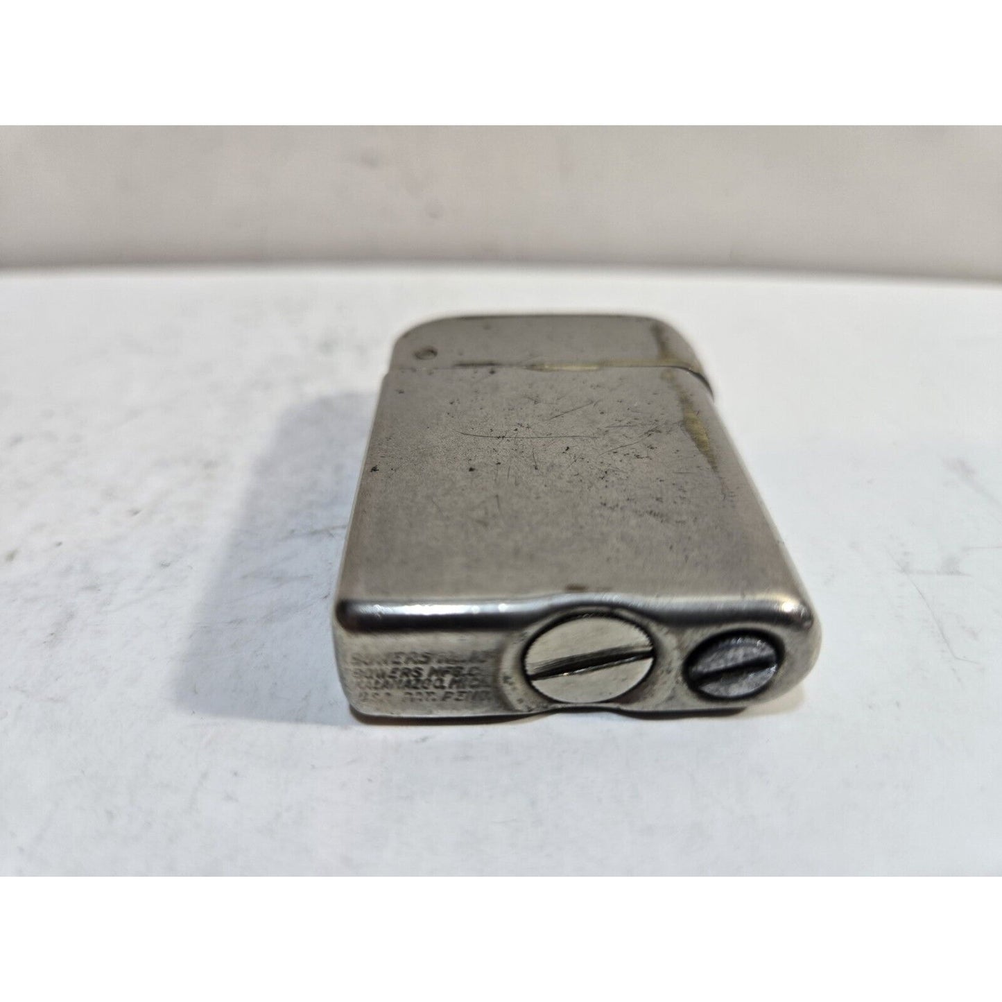 Working Vintage Bowers No 10 Lighter Silver Tone 7640/27