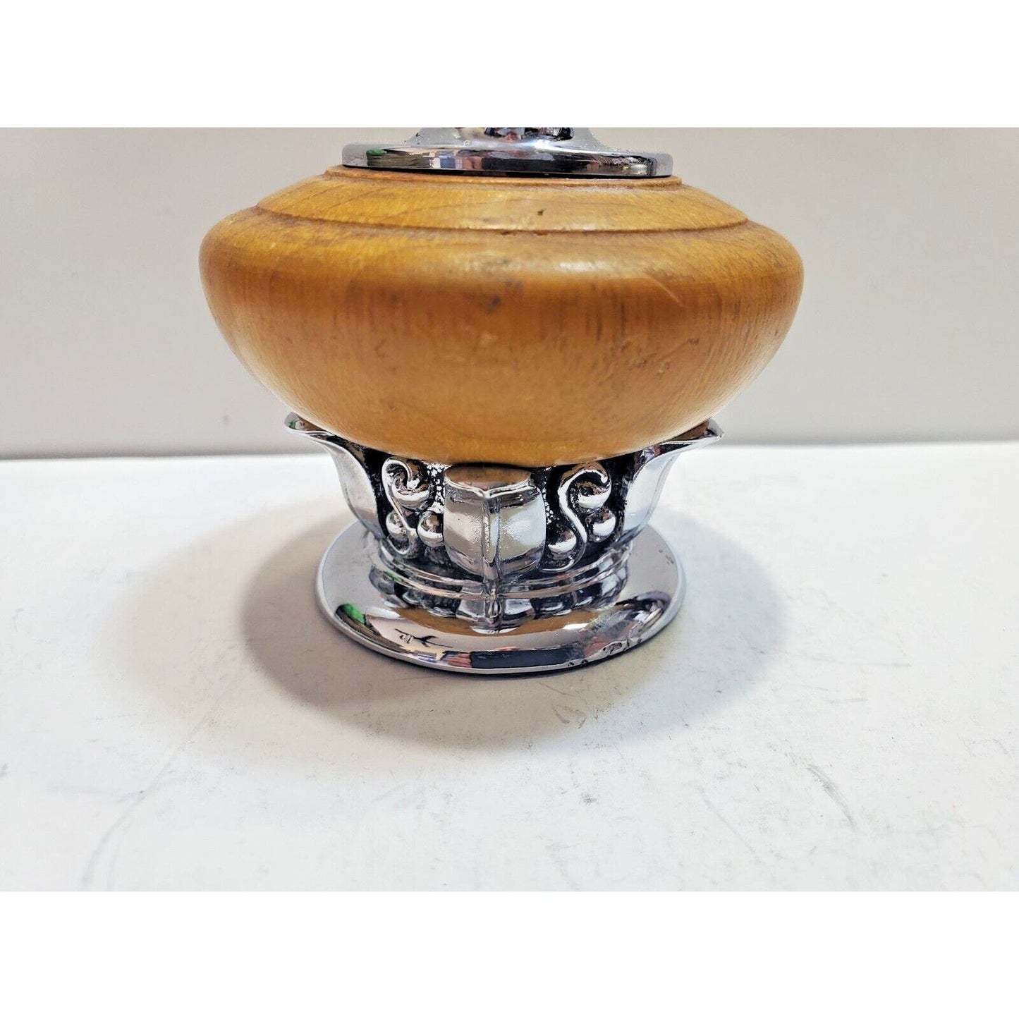 Working Vintage Ronson NORDIC Table Lighter Silver 6586/13