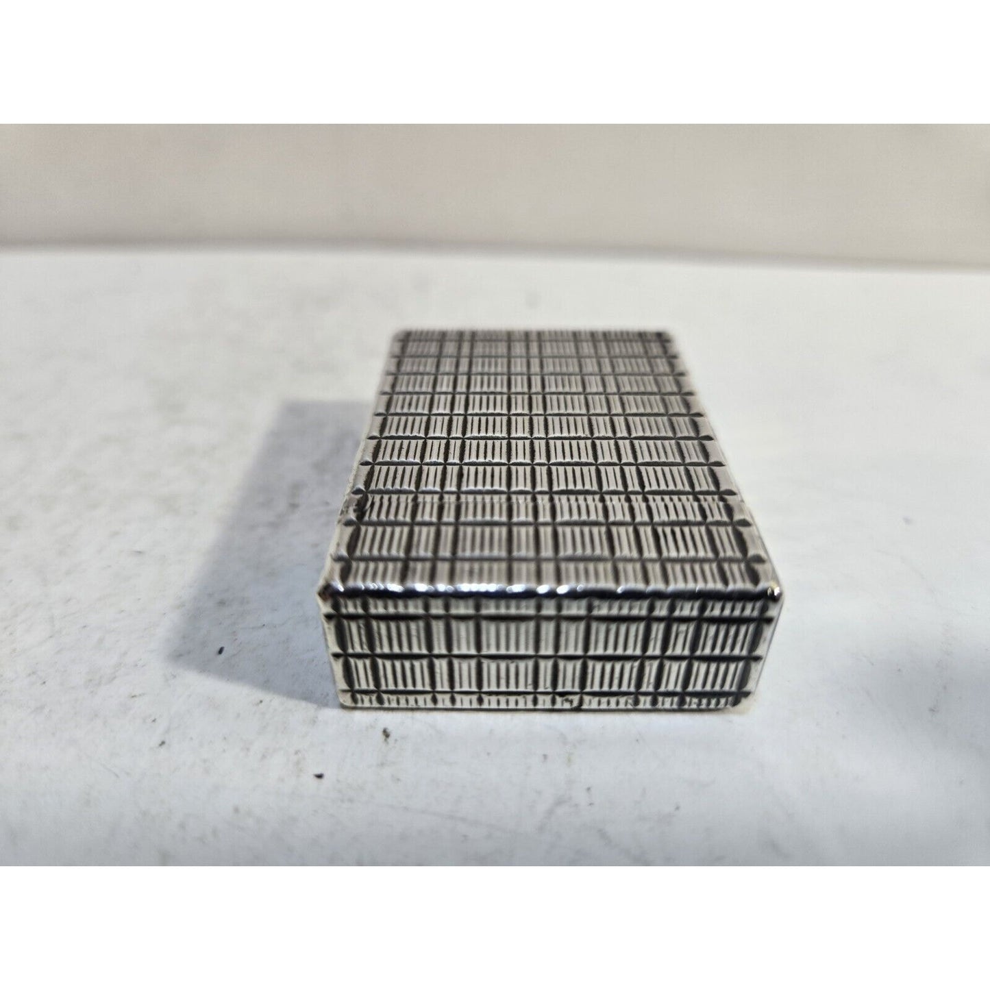 Working ST Dupont Lighter Line 1 Small- Paris, France- Silver Plated 7255/37