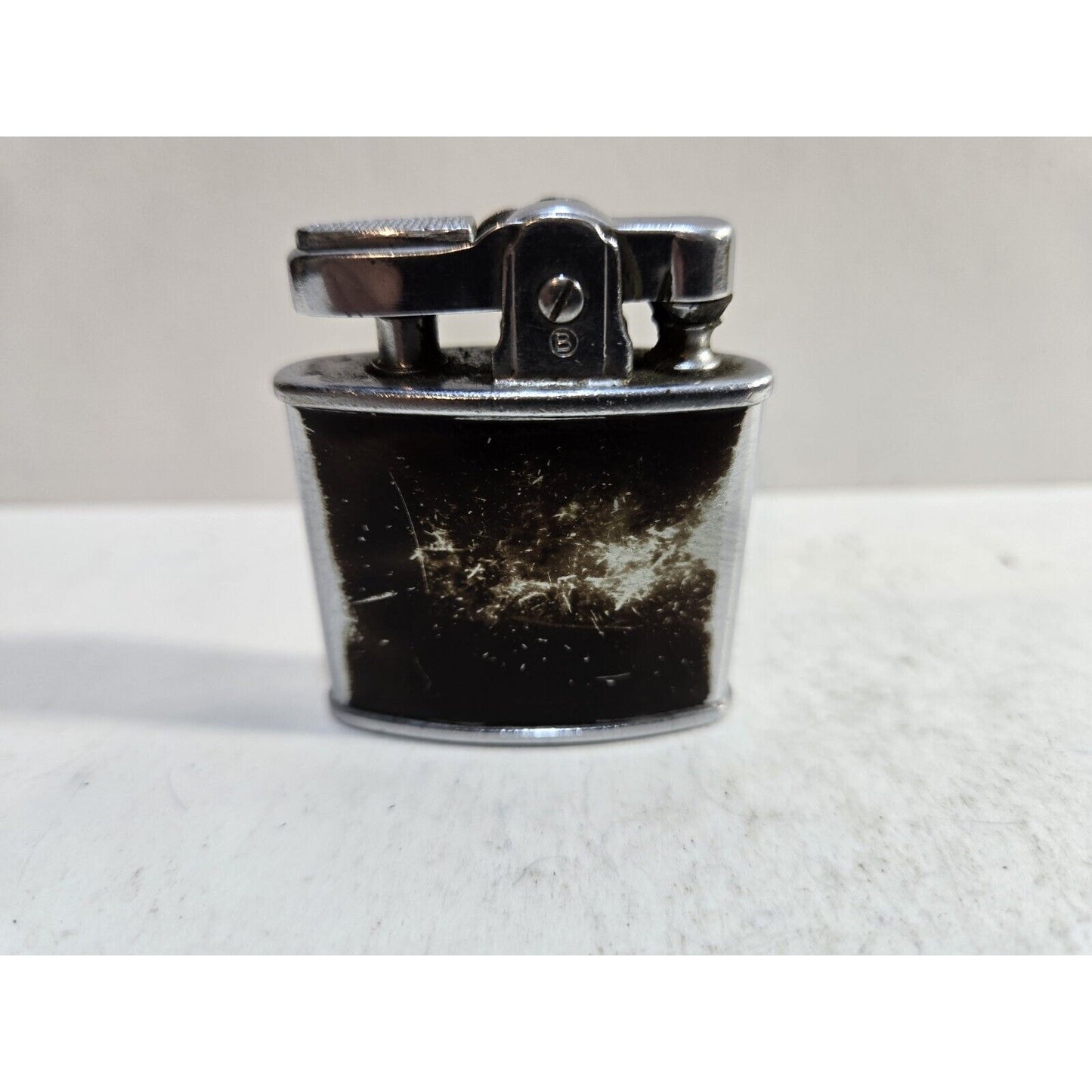 Vintage Working Ronson Standard Enamel, Silver Tone Lighter 7246/26