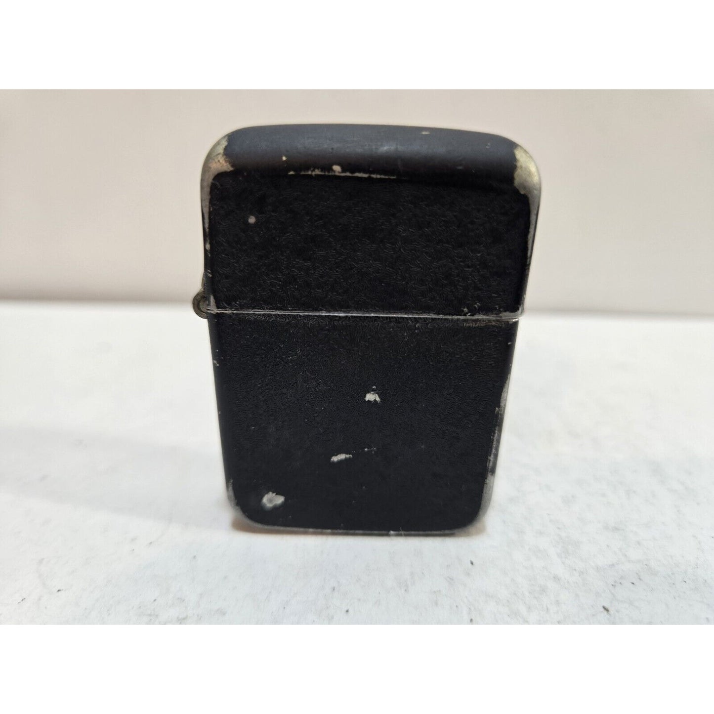 Working Vintage WWII Black Crackle Lighter, Berkeley, 3 barrel hinge 7413/27