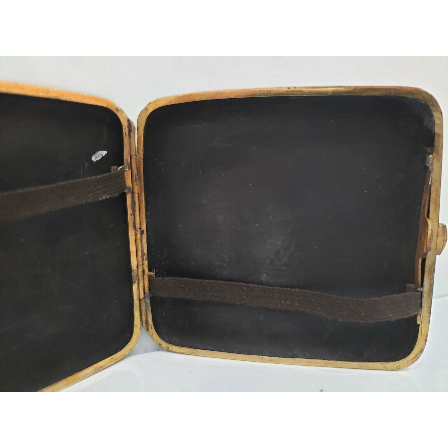 VINTAGE JAPANESE KOMAI DAMASCENE, GOLD CIGARETTE CASE SIGNED / 36/2