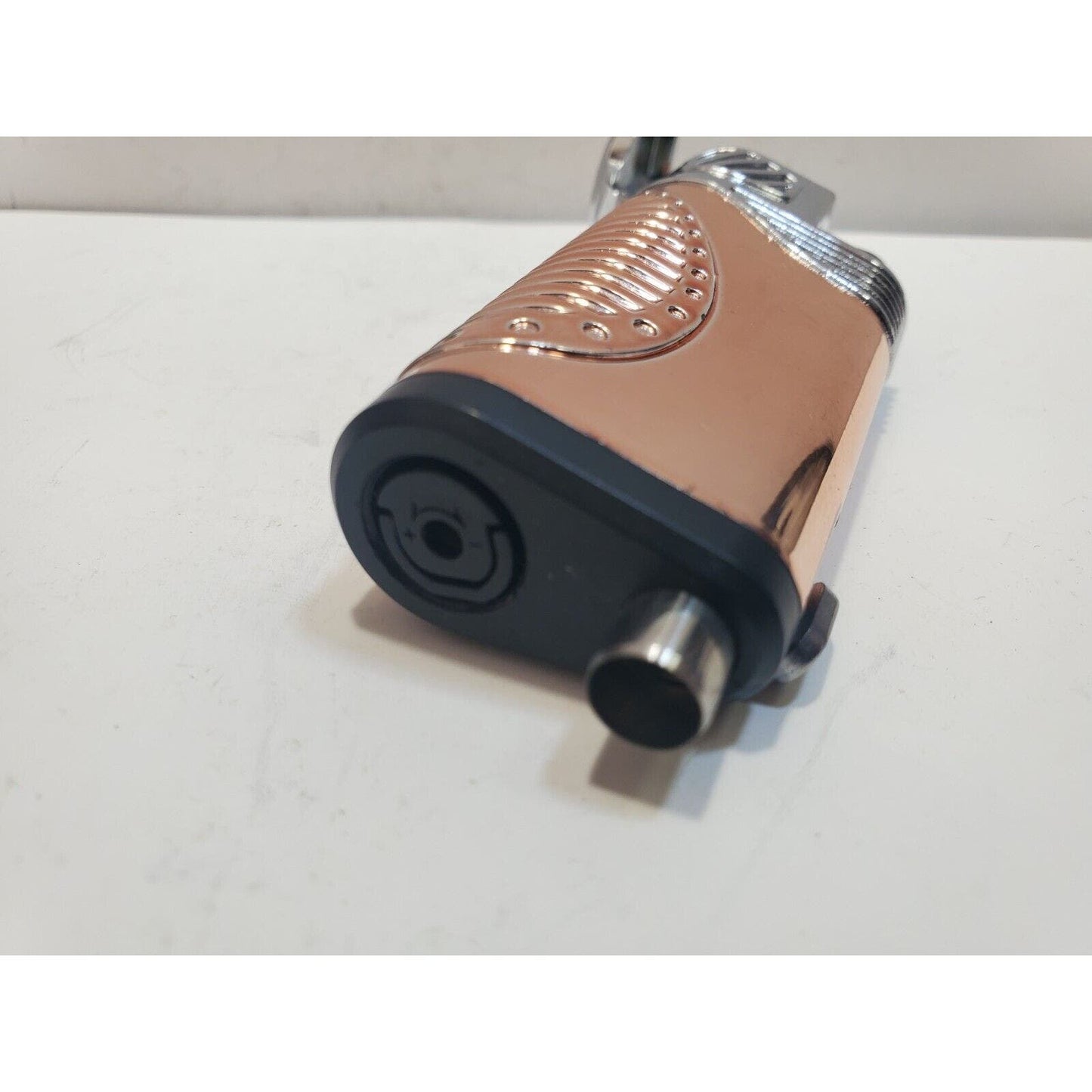 Working Torch Lighter Windproof Cigar Lighter 4 Jet Flame & Punch 6318/28