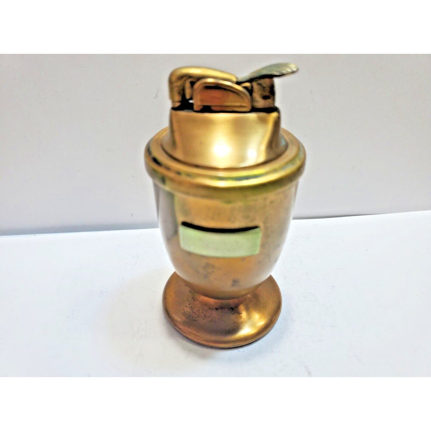 ANTIQUE Working Brass Evans Table Lighter 6585/13