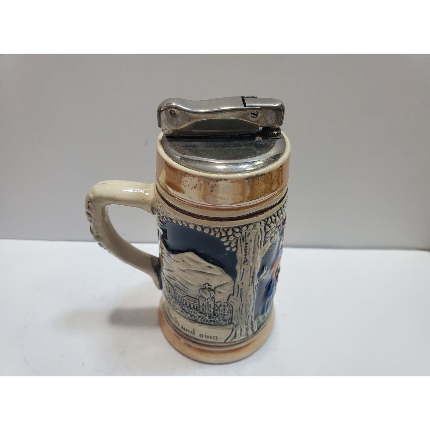 Working Vintage German Beer Stein Table Lighter 6588/40