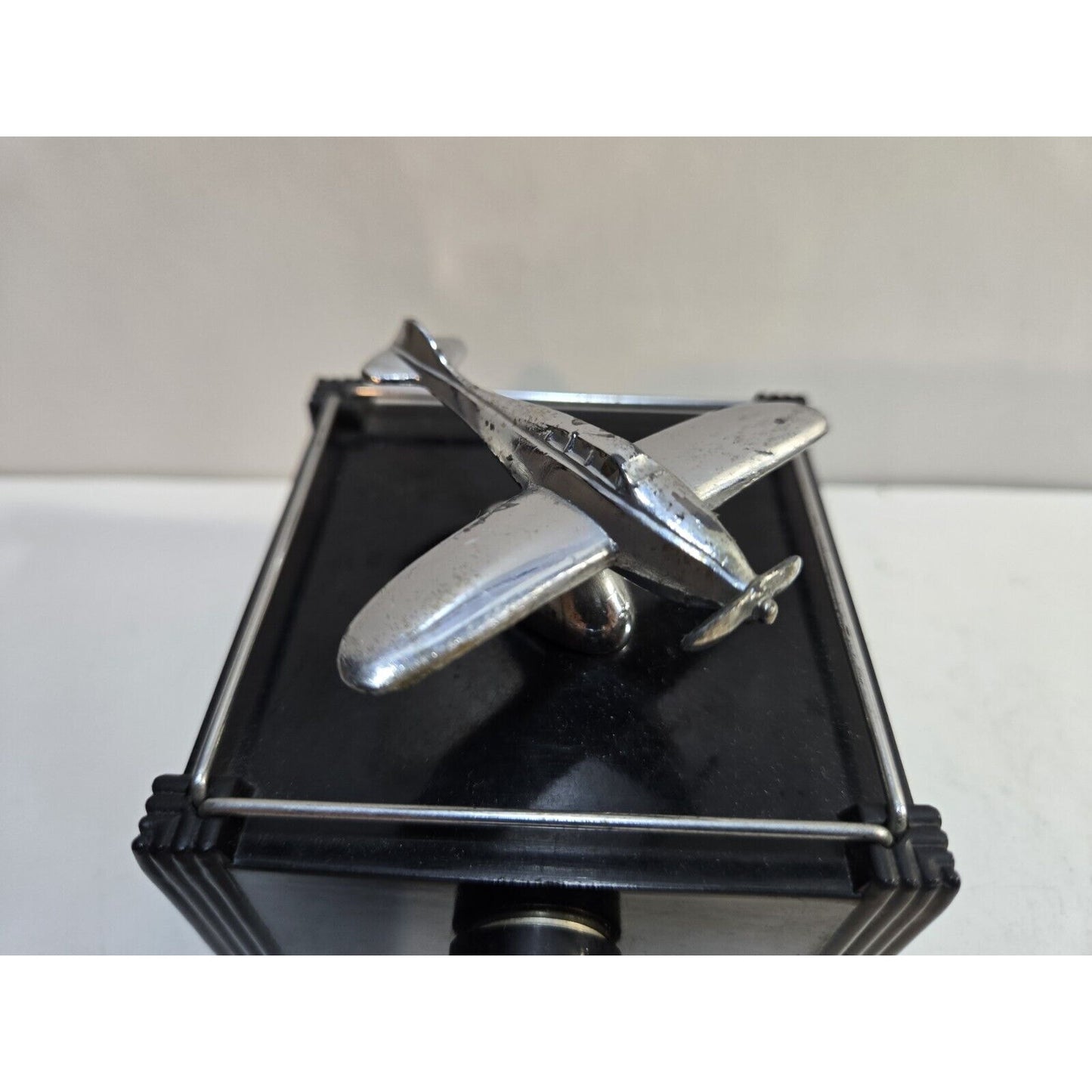 Vintage Dunhill Airplane Silent Flame Table Lighter 7000/40