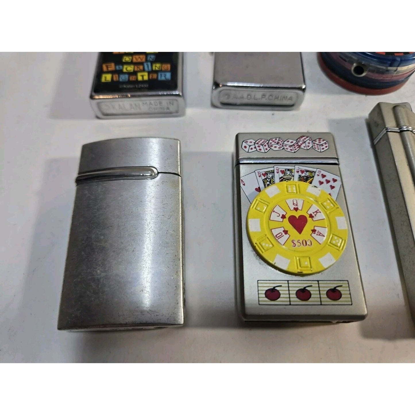 LOT OF 6 VINTAGE LIGHTERS / WORKING 7392/35