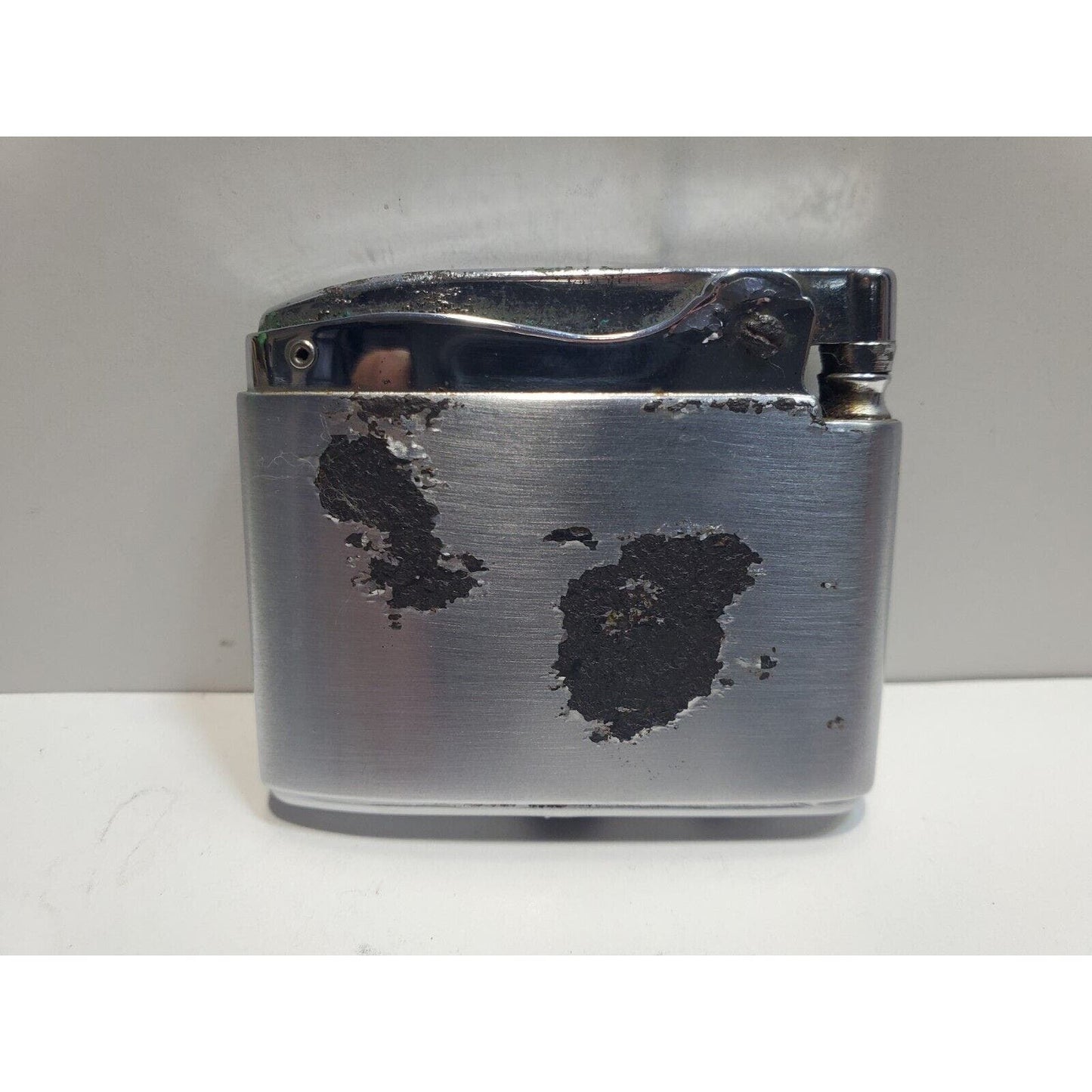 Vintage Working Ronson ADONIS Silver Tone Lighter 6672/26