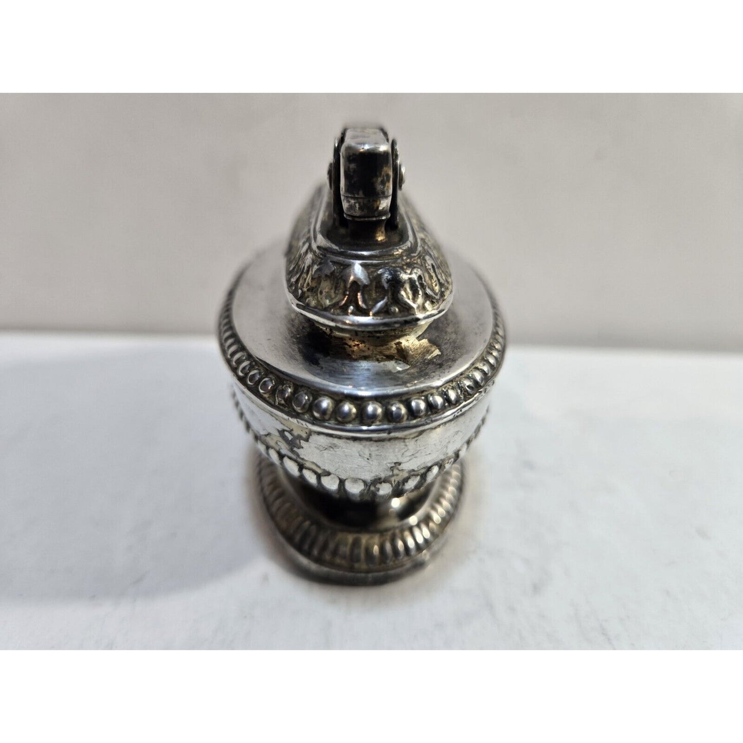 VINTAGE WORKING Ronson Queen Anne Silver Table Lighter 7659/13