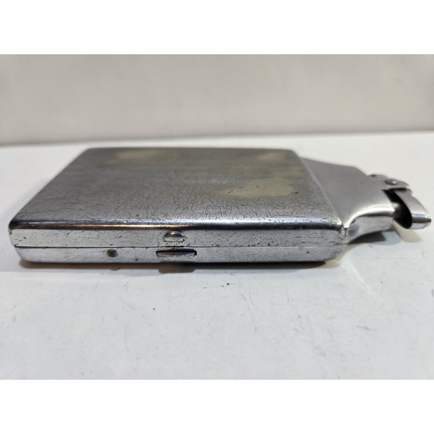 Working Ronson Mastercase Silver Tone Cigarette Case Lighter 7172/14