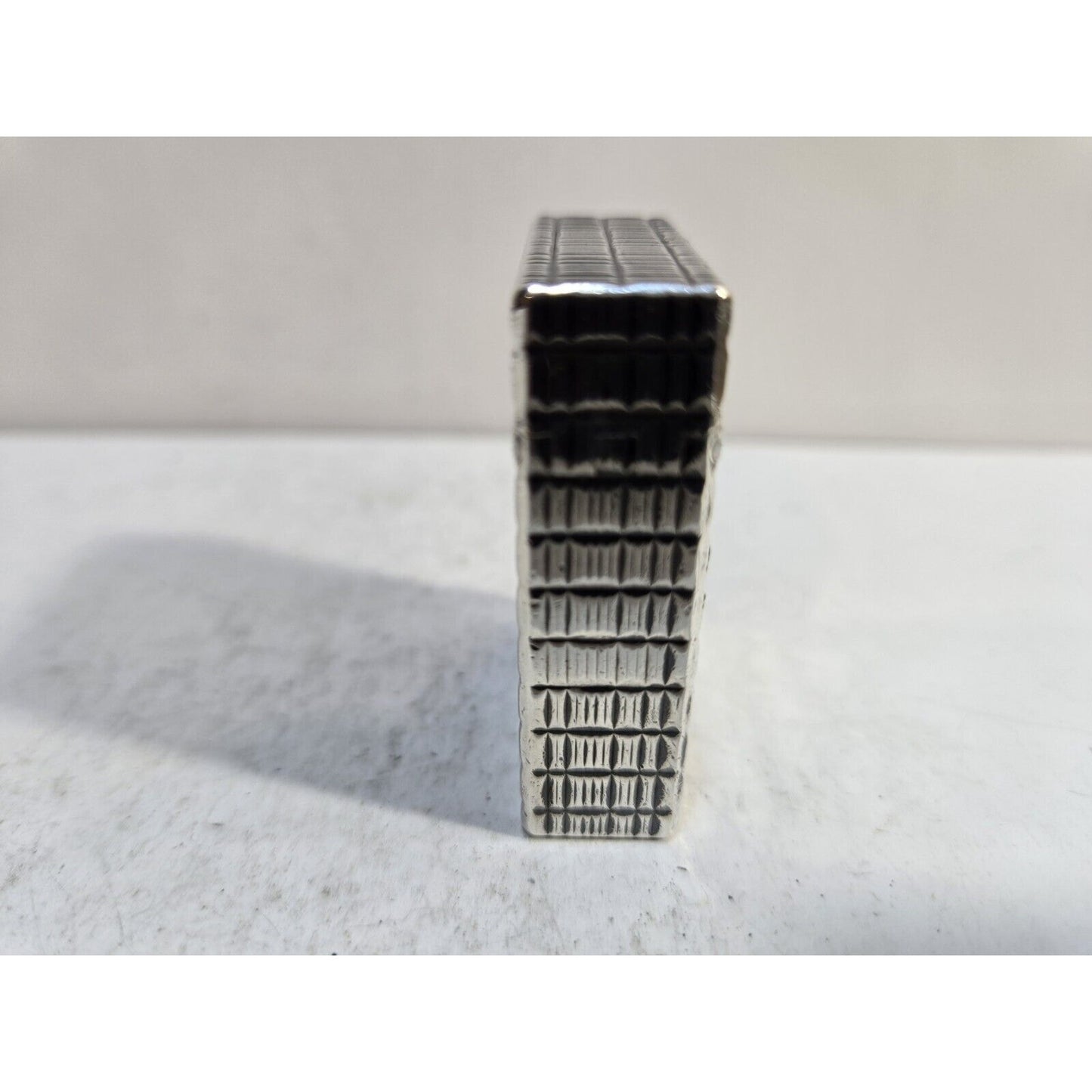 Working ST Dupont Lighter Line 1 Small- Paris, France- Silver Plated 7255/37